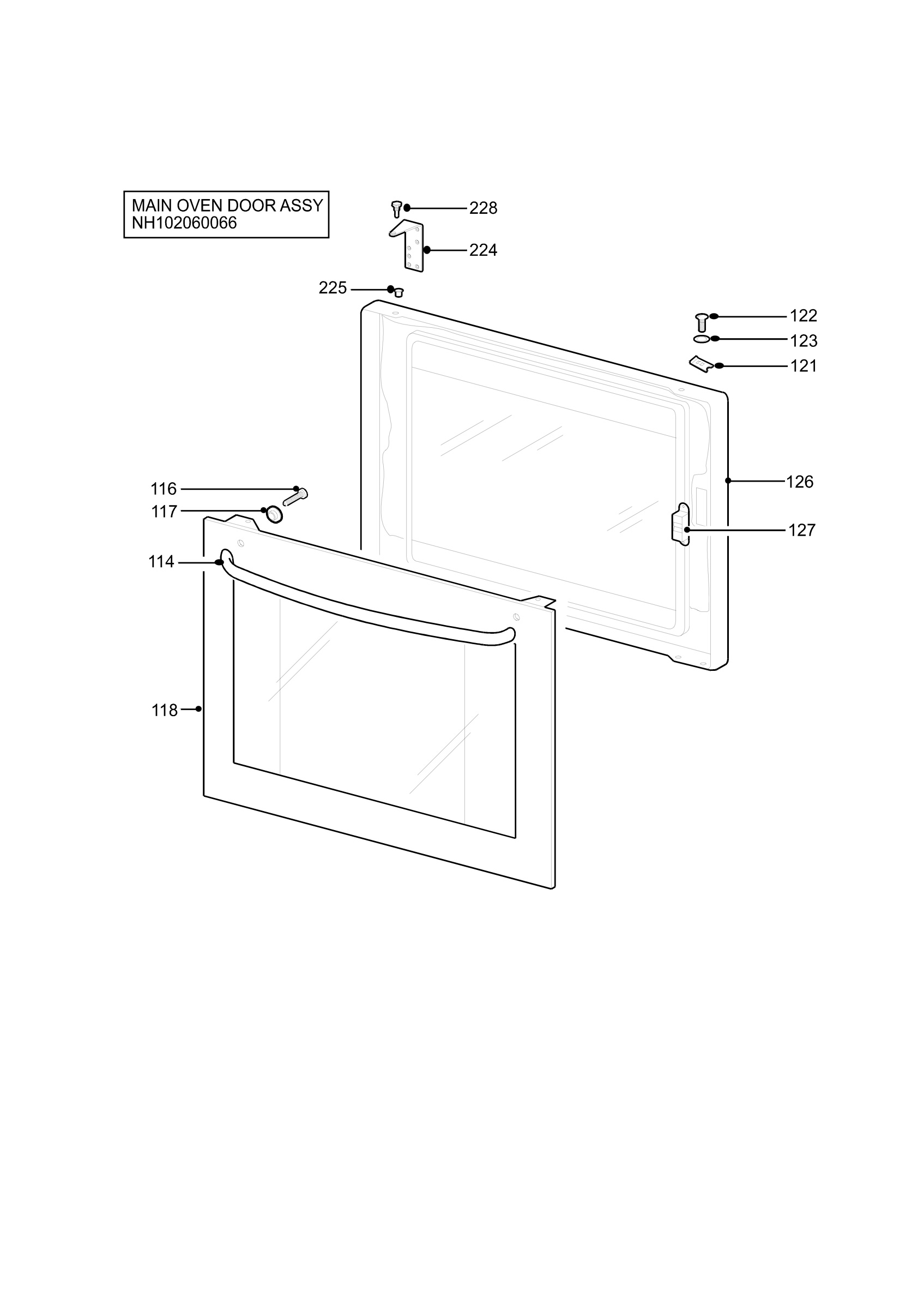 H10 Main Oven Door (large)