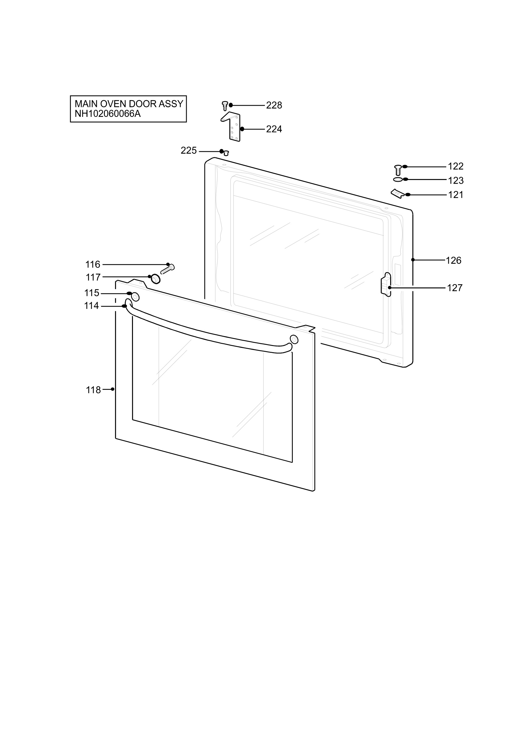 H10 Main Oven Door (large)