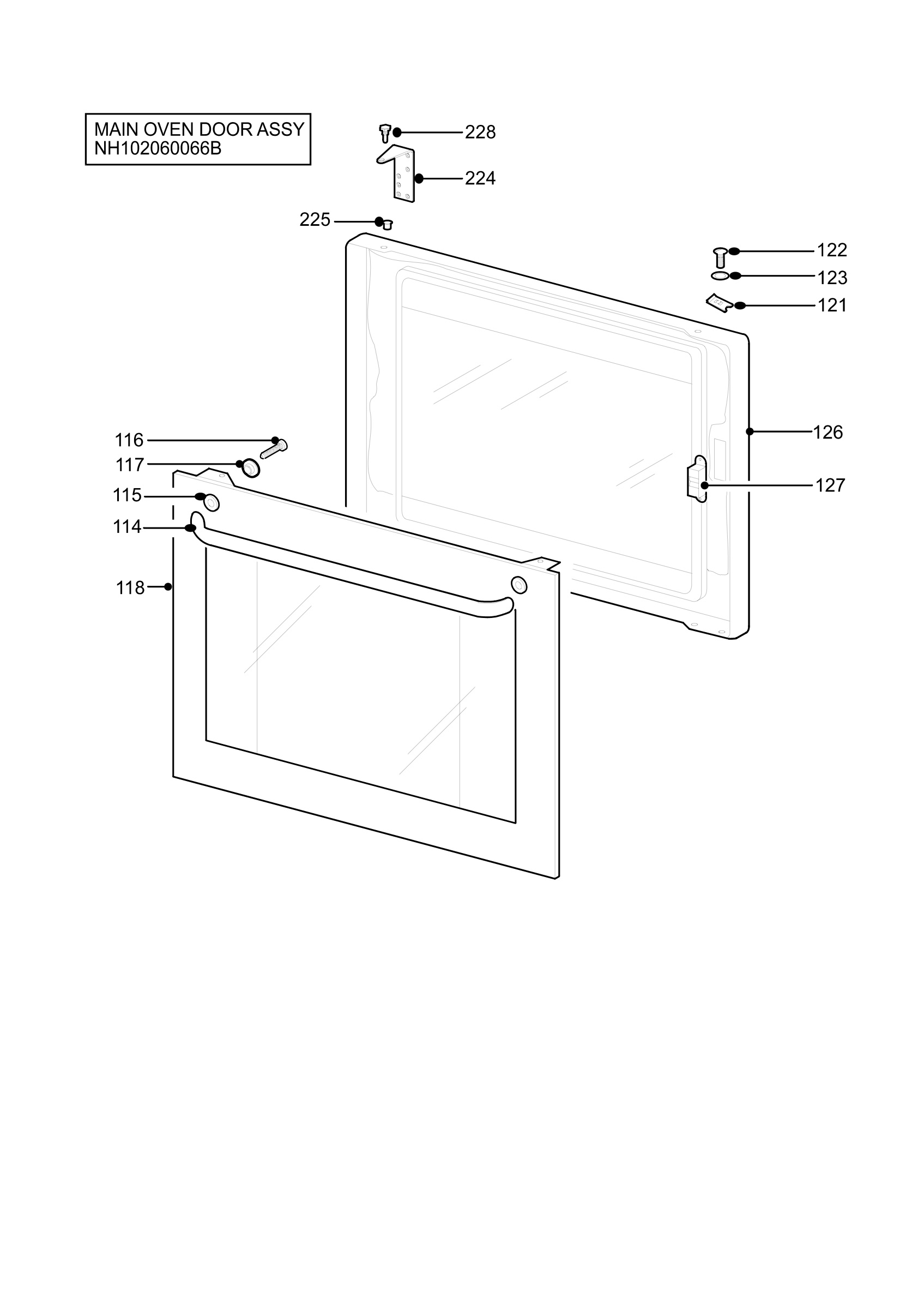 H10 Main Oven Door (large)