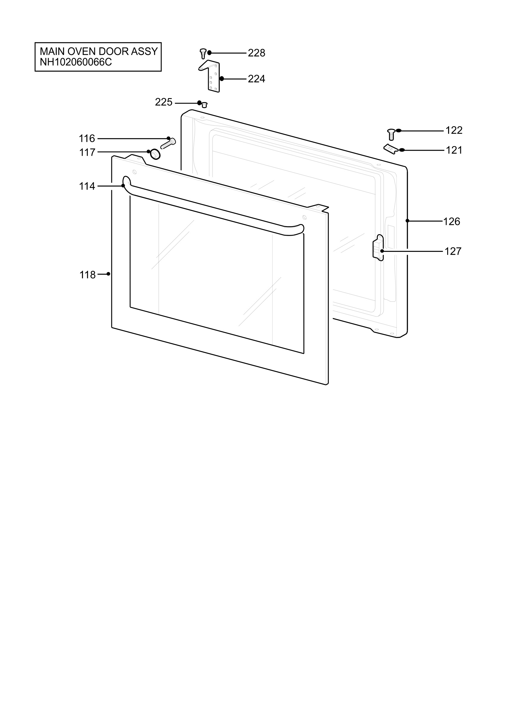 H10 Main Oven Door (large)