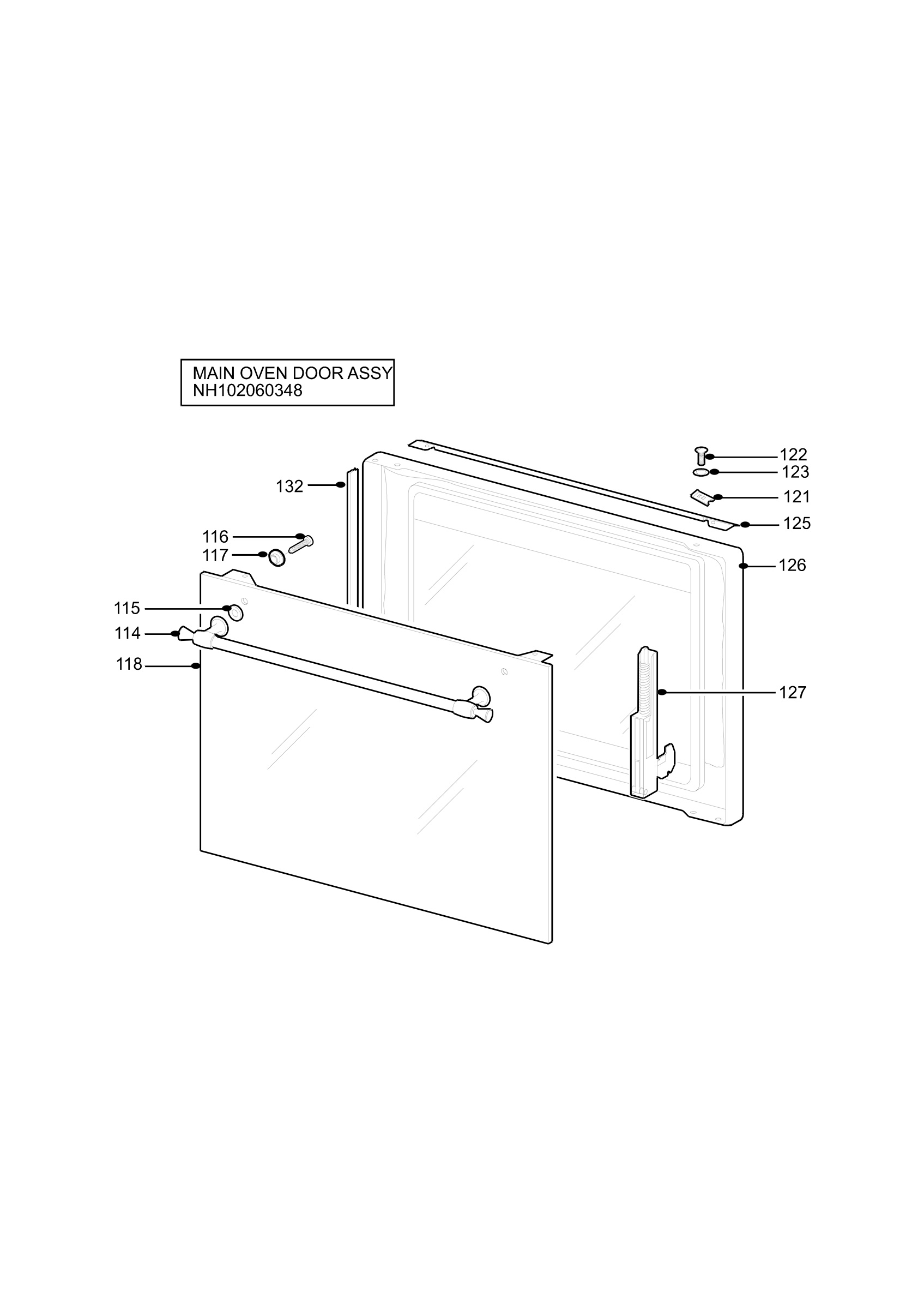 H10 Main Oven Door (large)