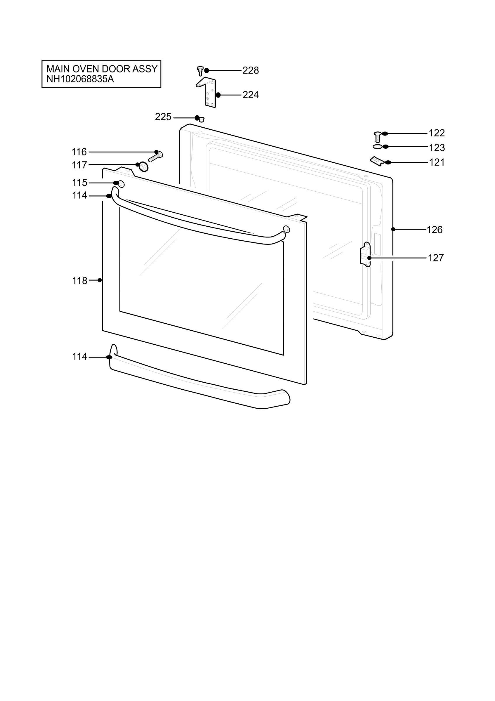 H10 Main Oven Door (large)