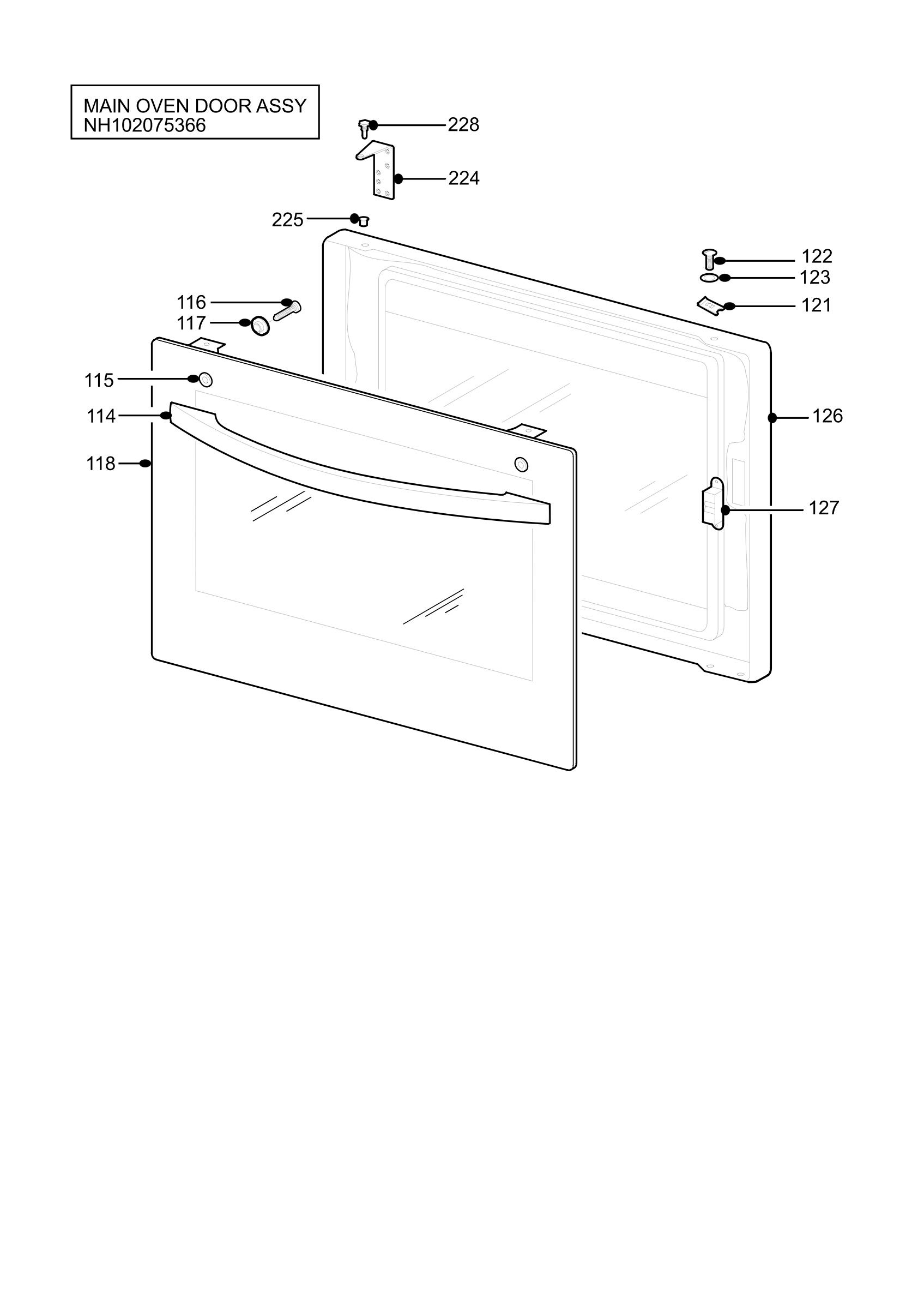 H10 Main Oven Door (large)