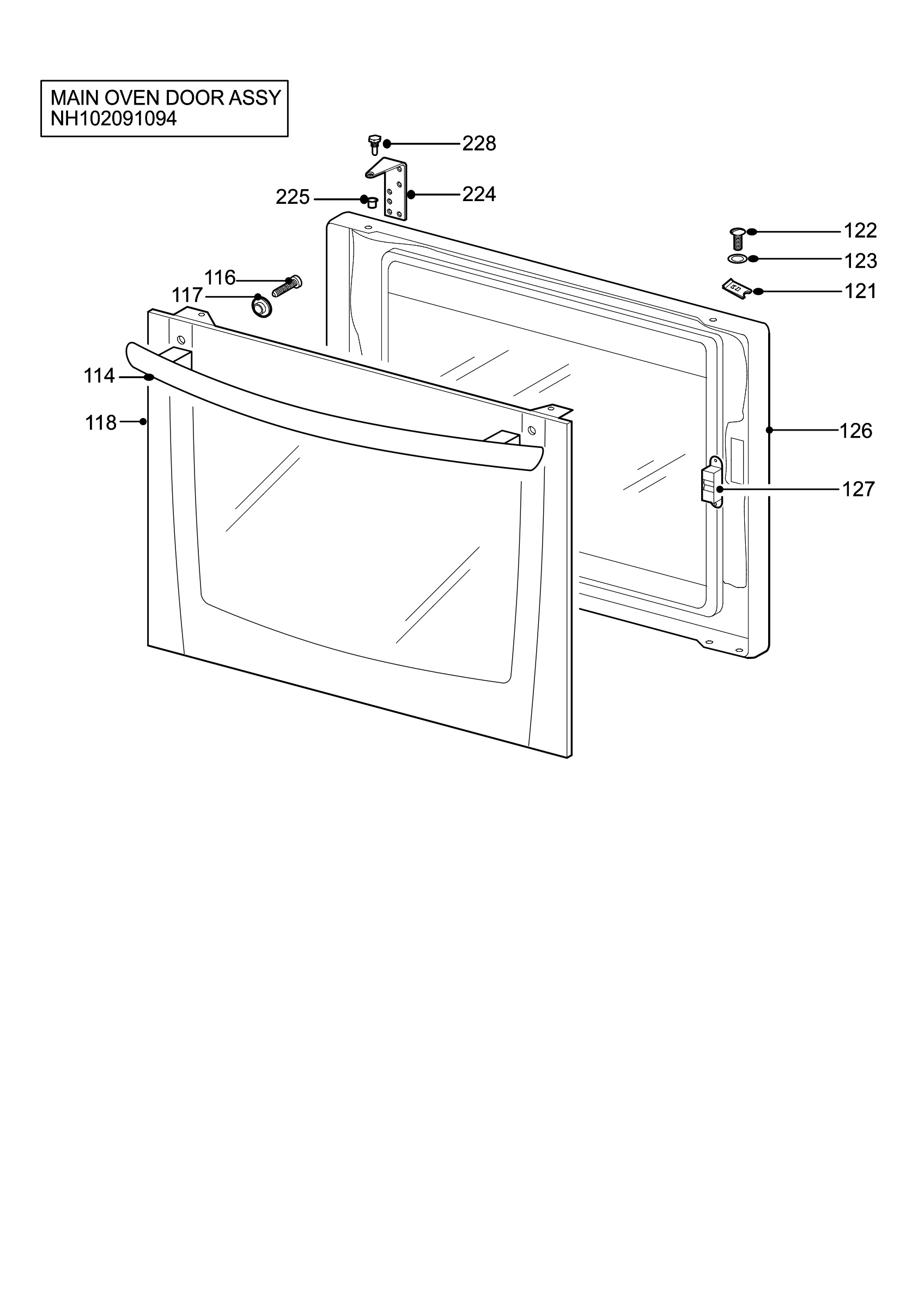 H10 Main Oven Door (large)