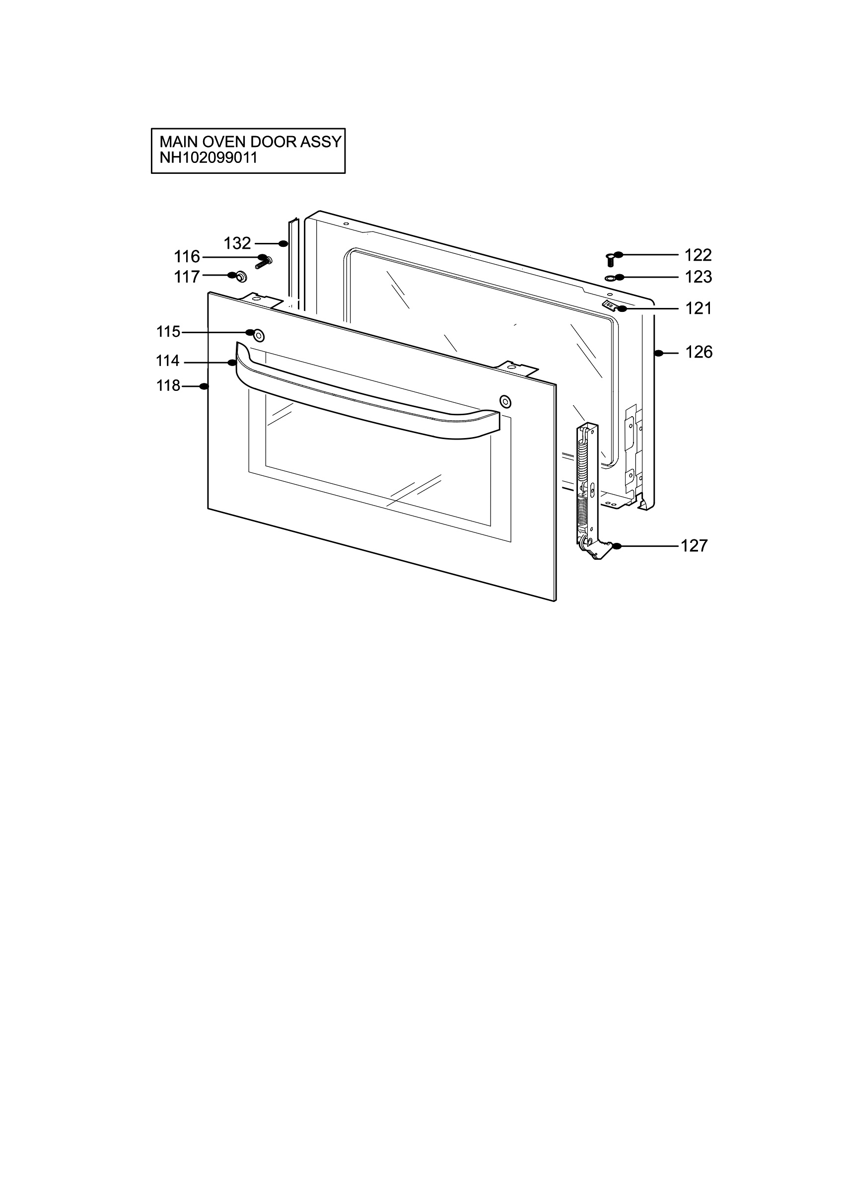 H10 Main Oven Door (large)