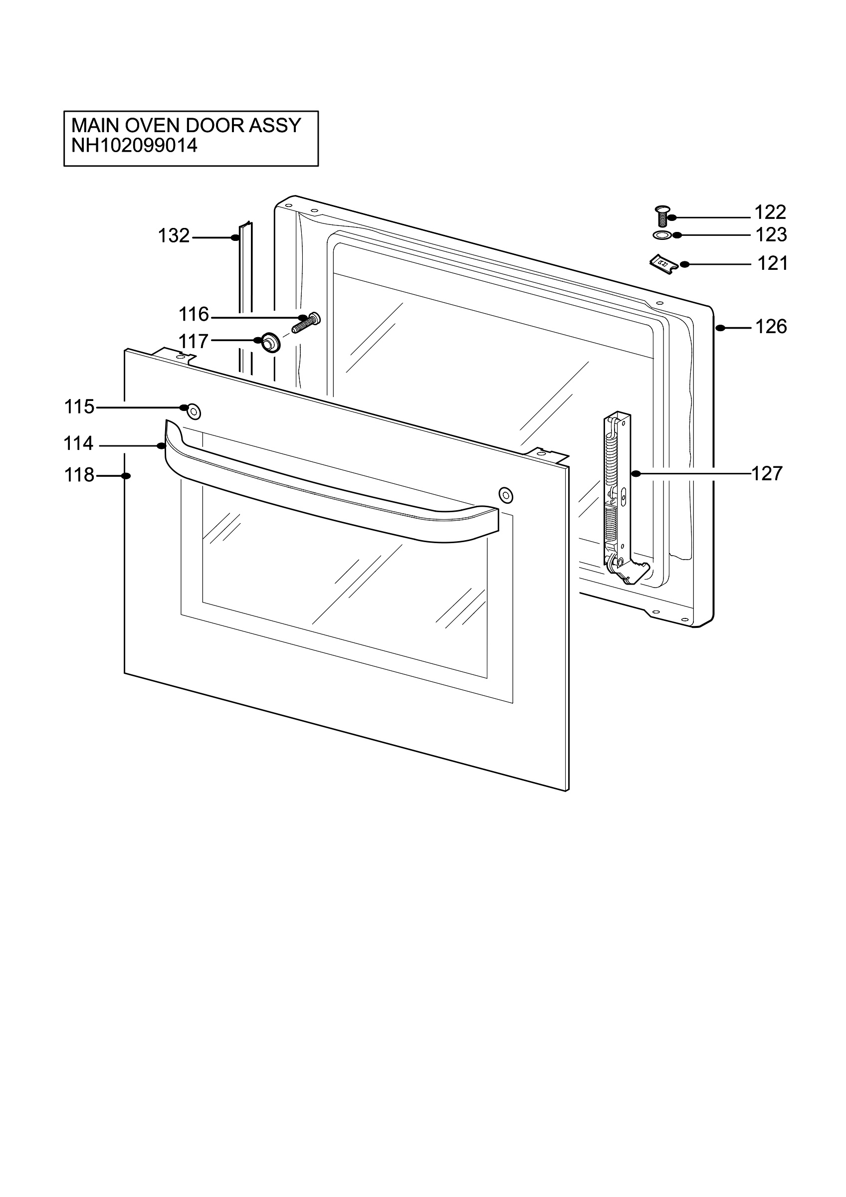 H10 Main Oven Door (large)