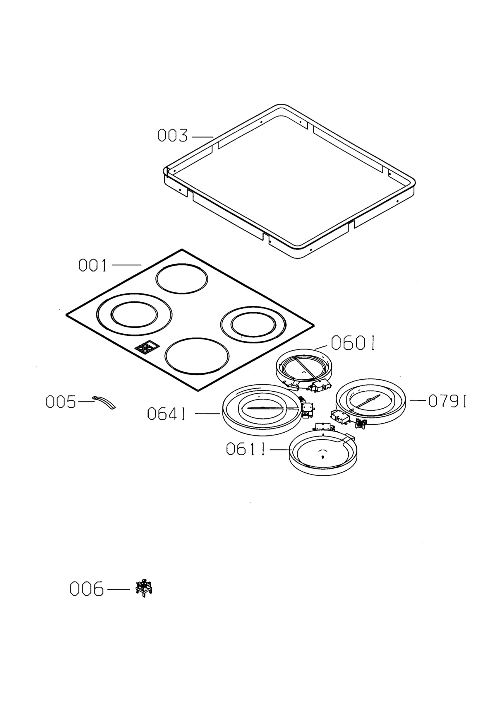 Hob/grill