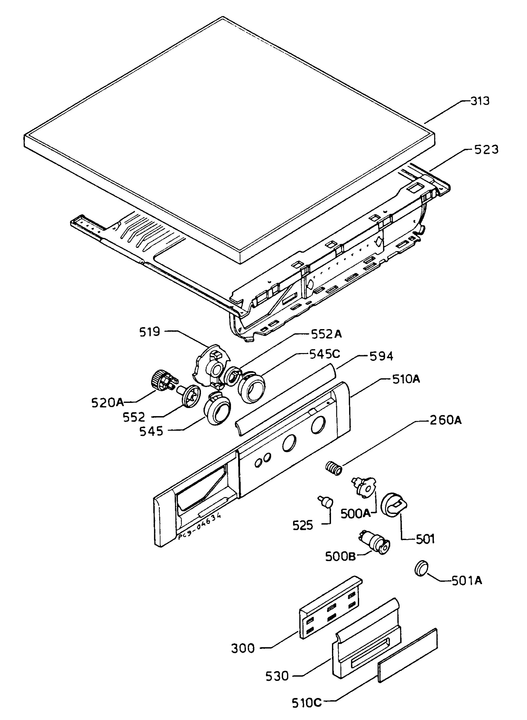 Control panel and lid