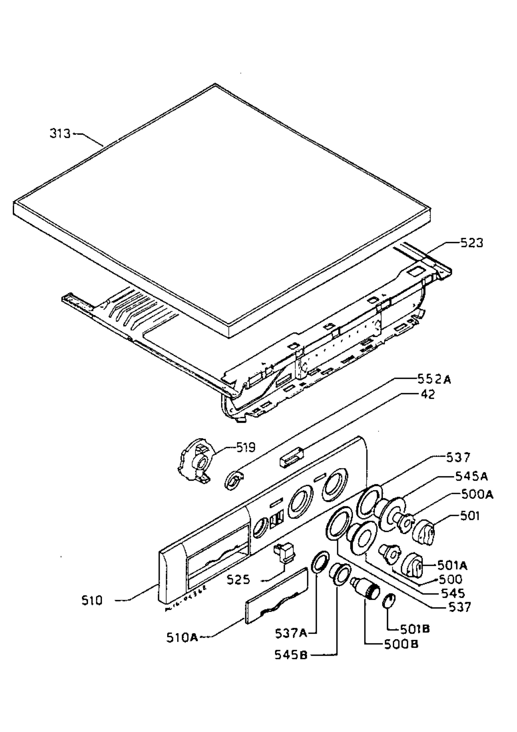 Control panel and lid