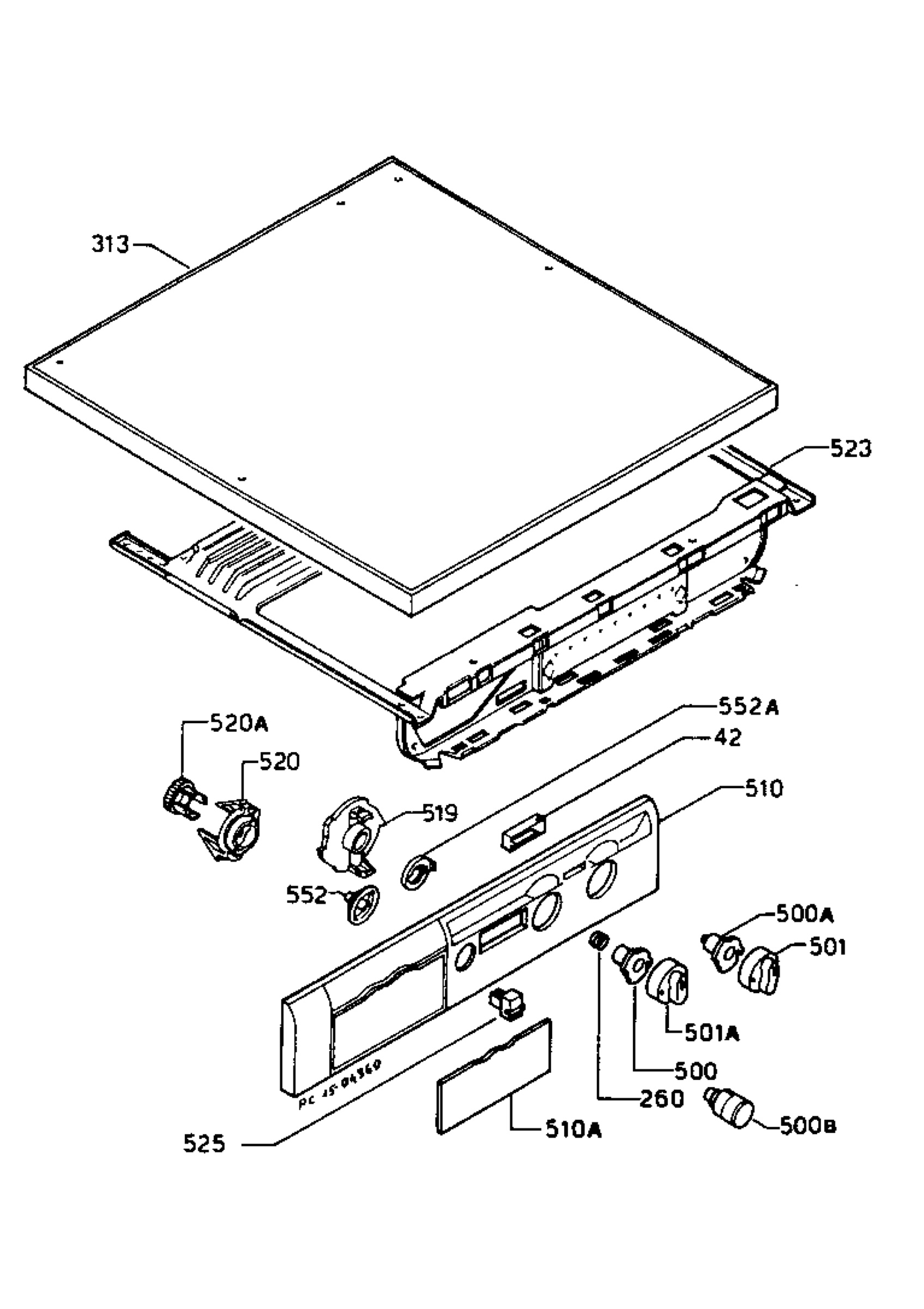 Control panel and lid