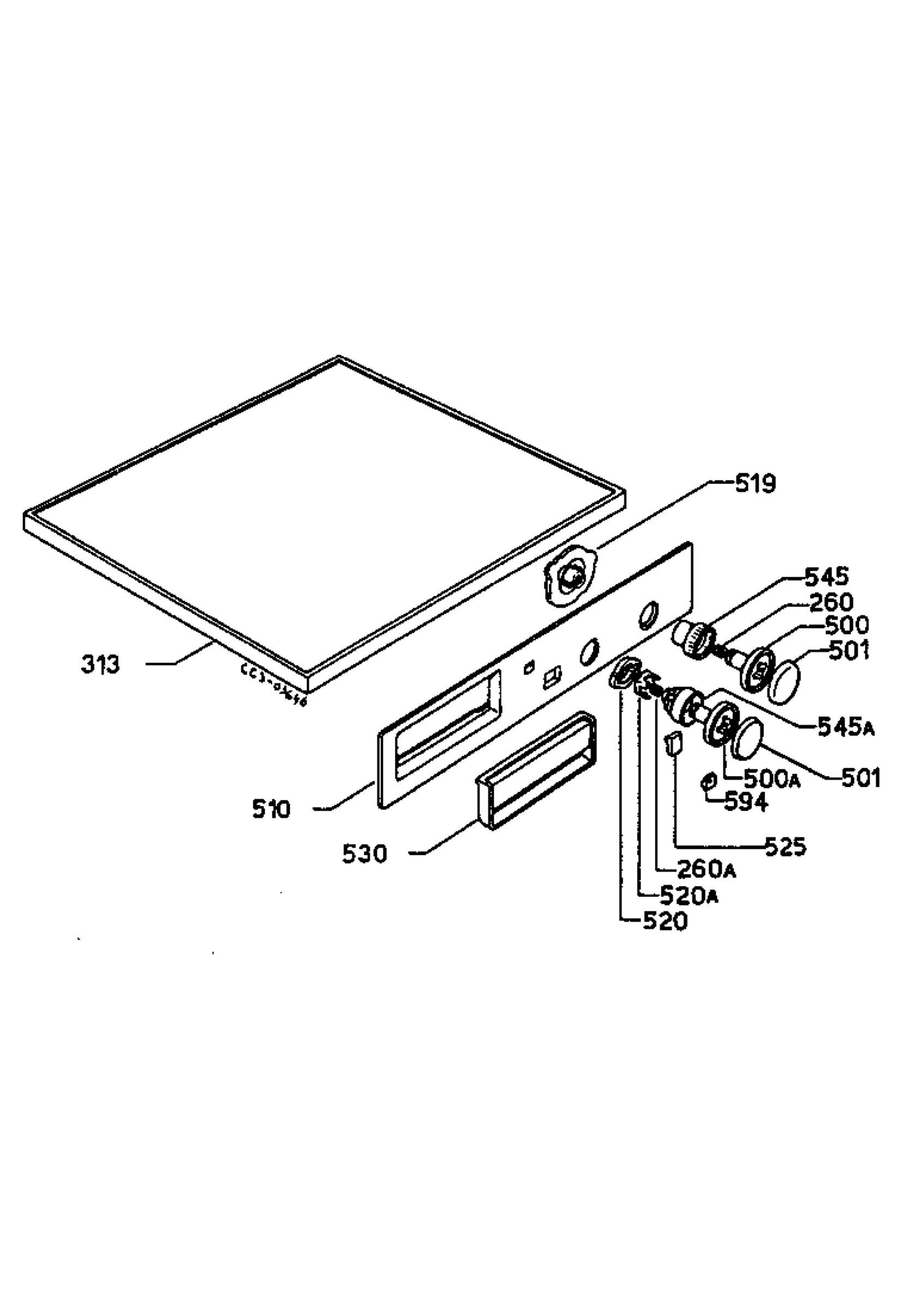 Control panel and lid