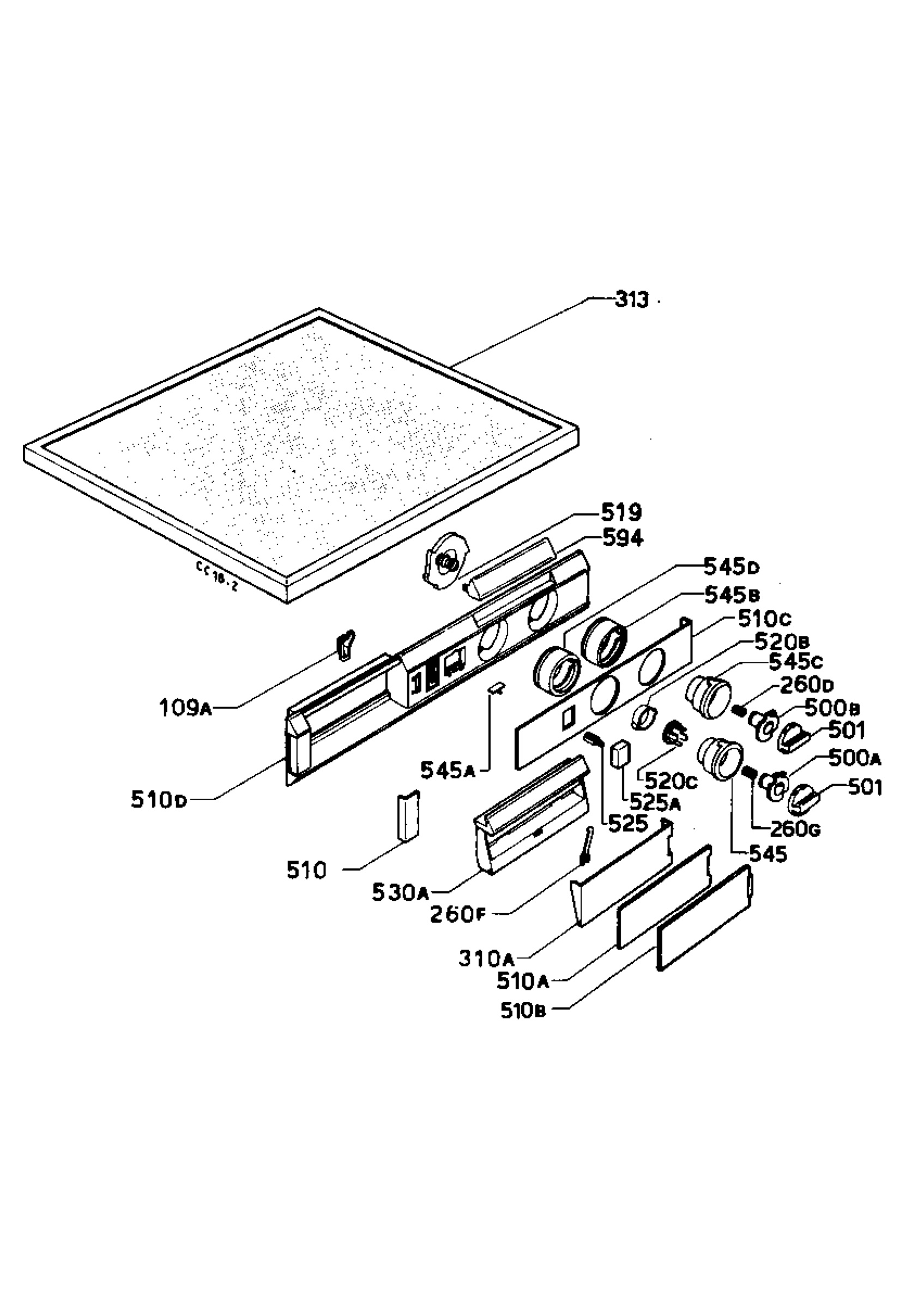 Control panel and lid