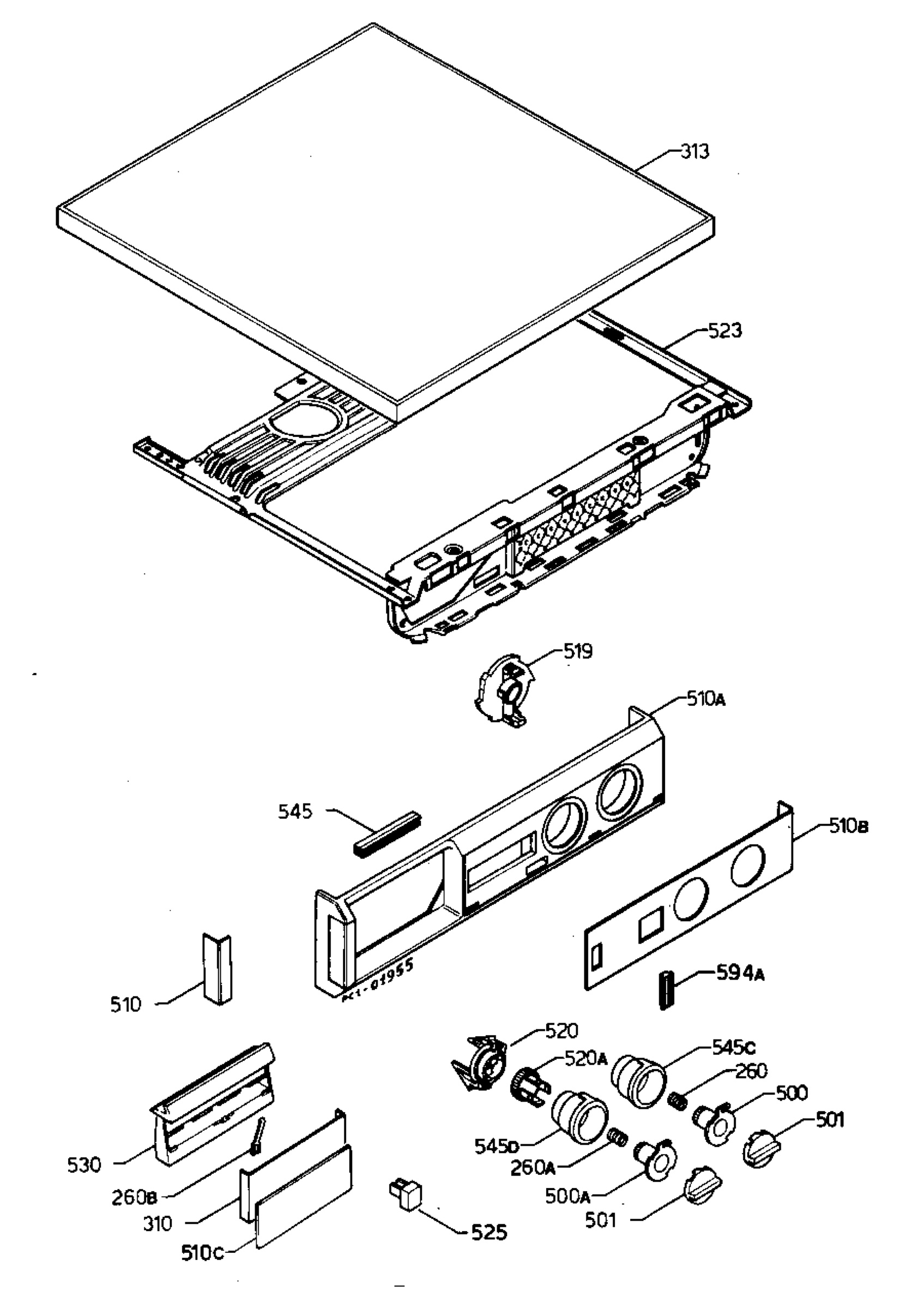 Control panel and lid