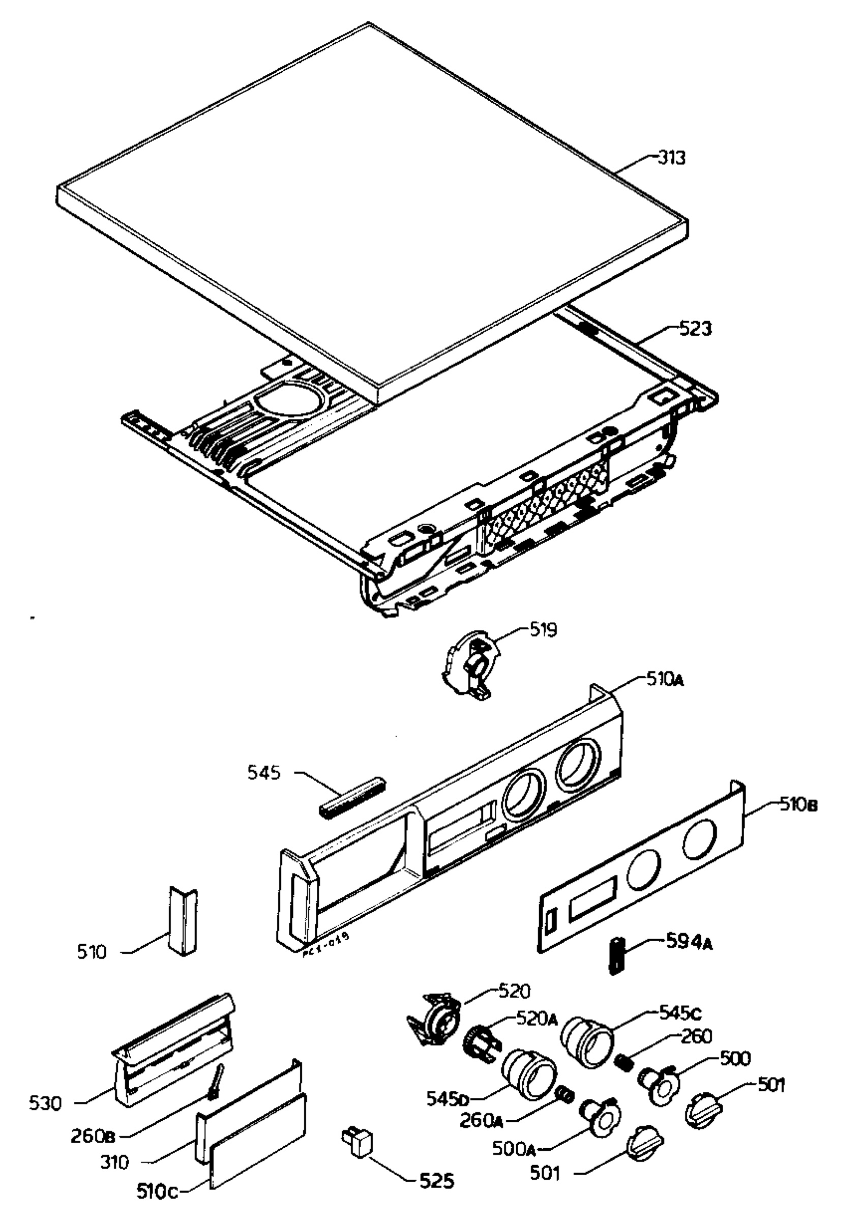 Control panel and lid