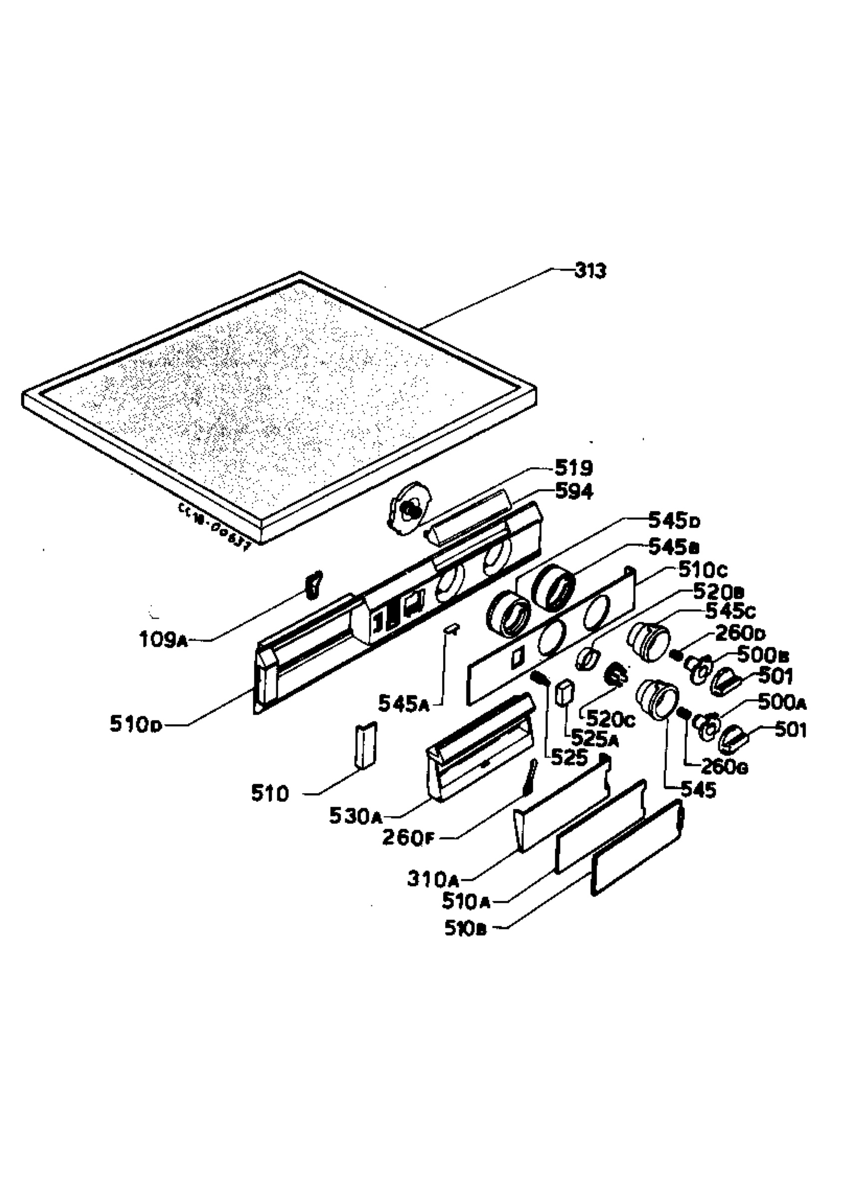 Control panel and lid