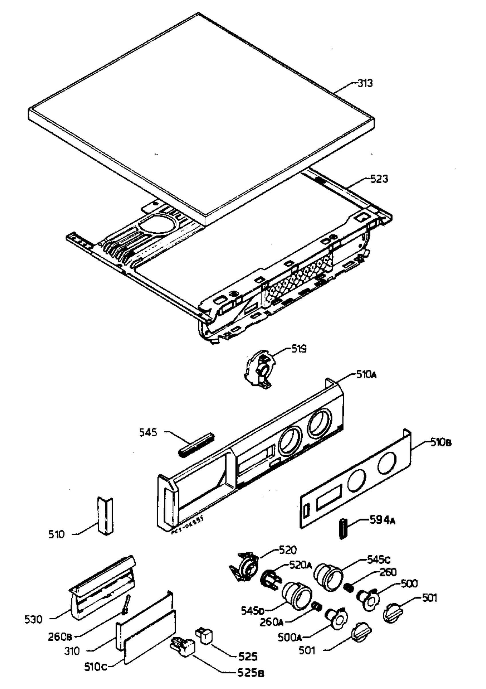 Control panel and lid