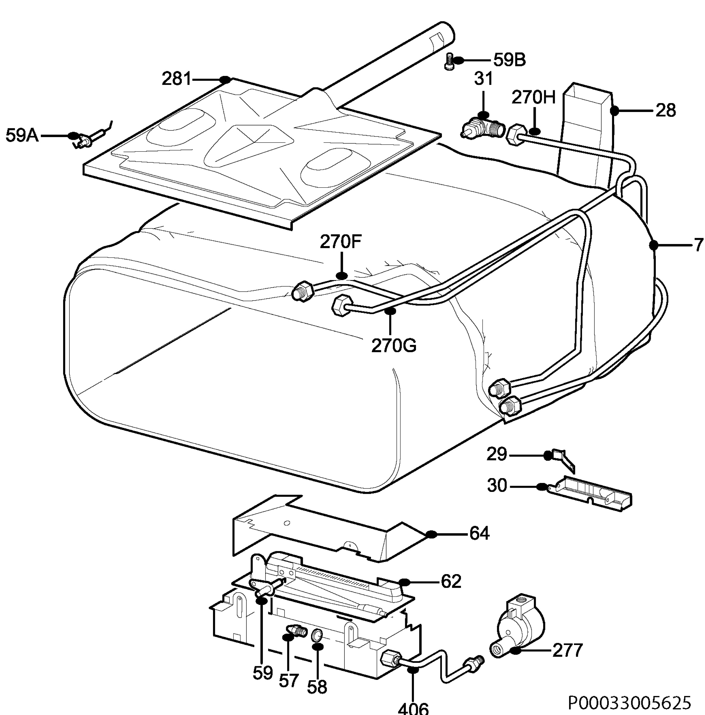 H10 Grill cavity assy