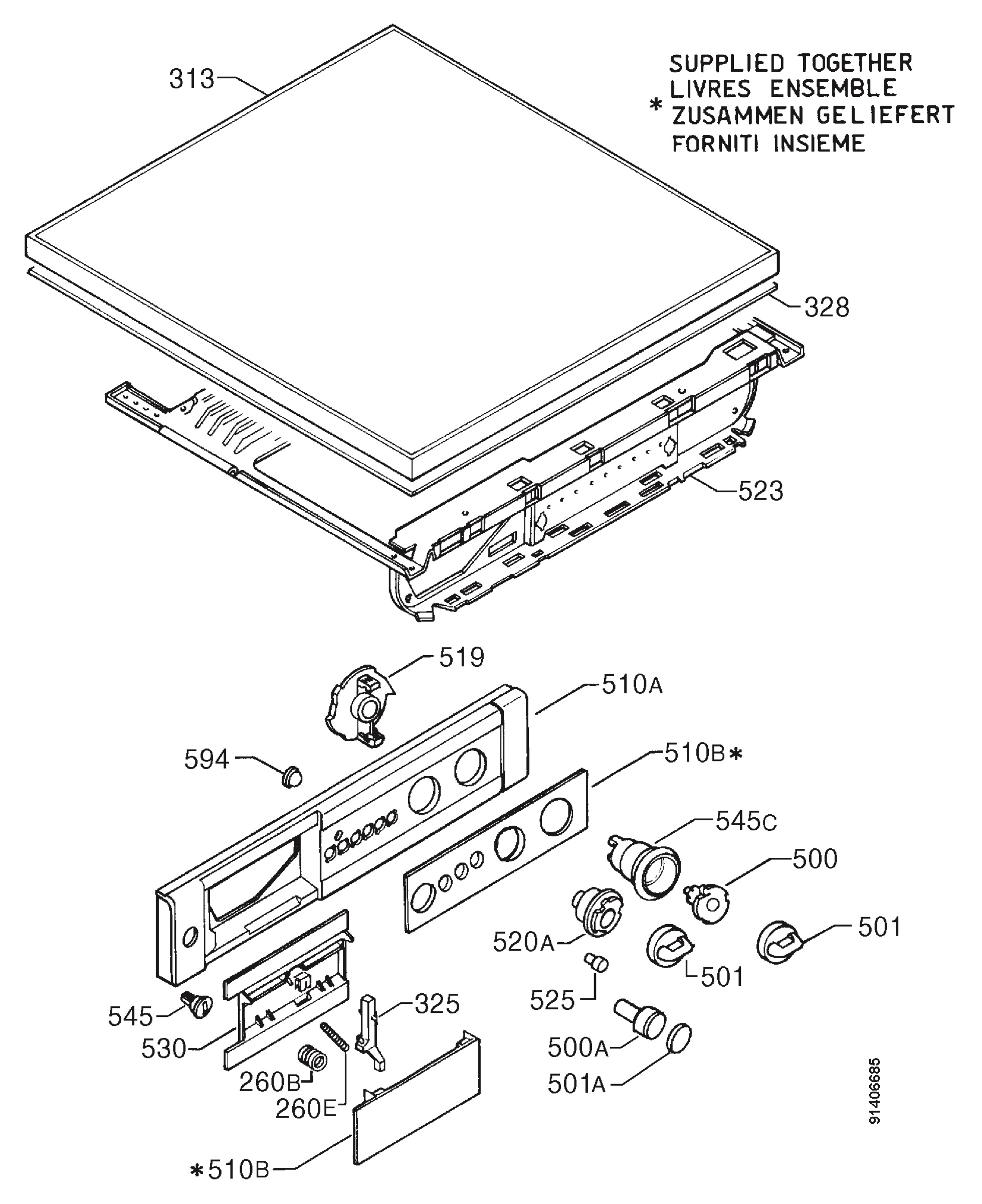 Command panel 037