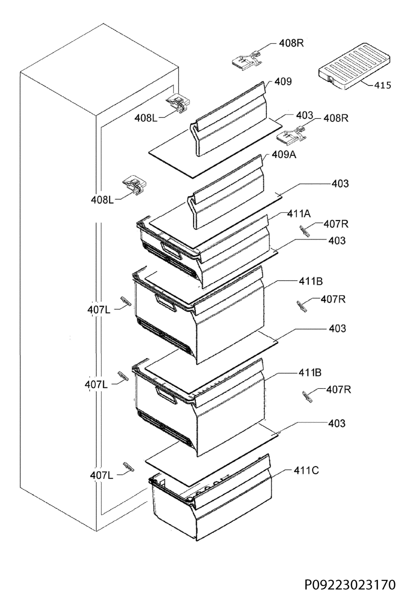 Internal parts