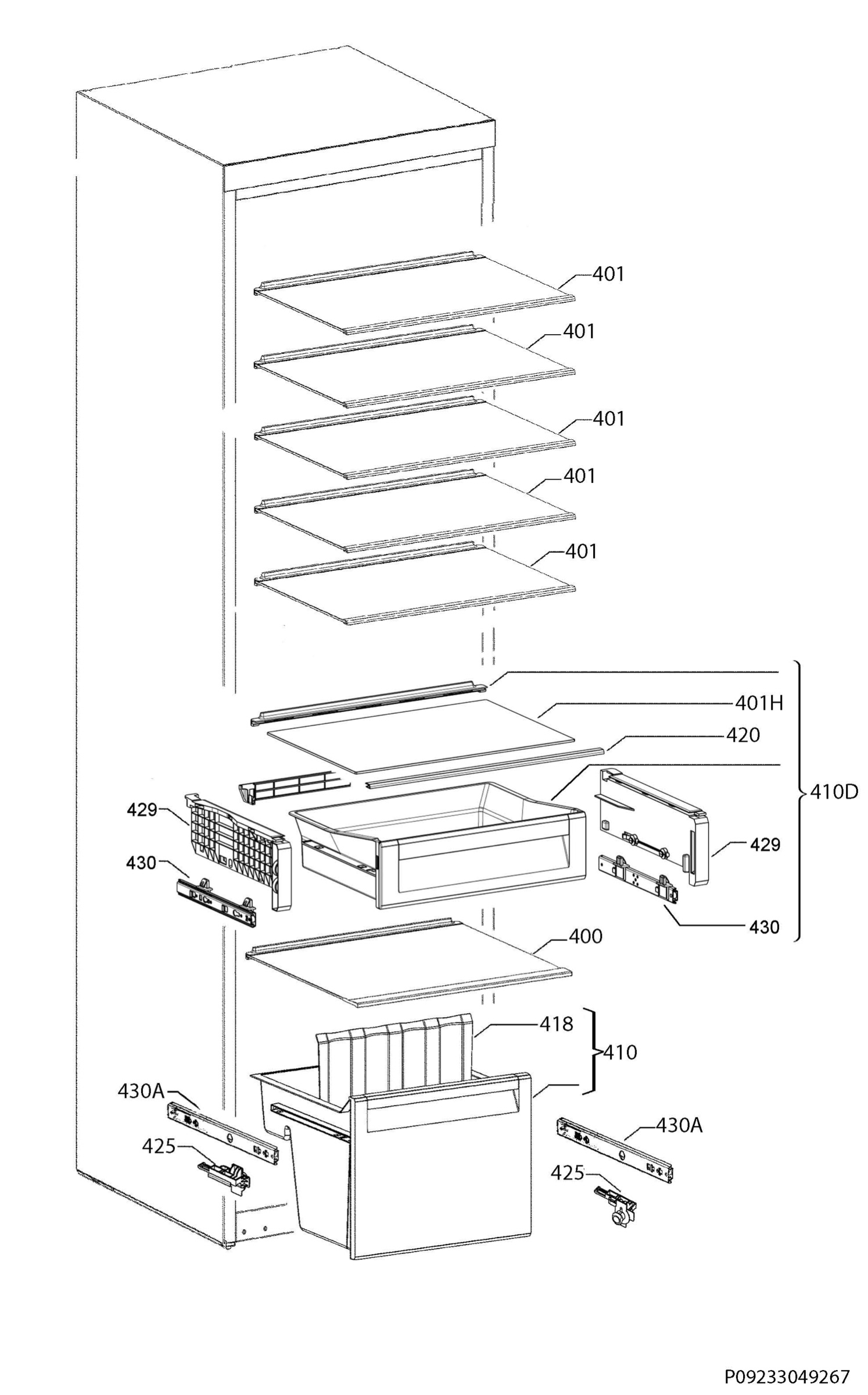 Internal parts