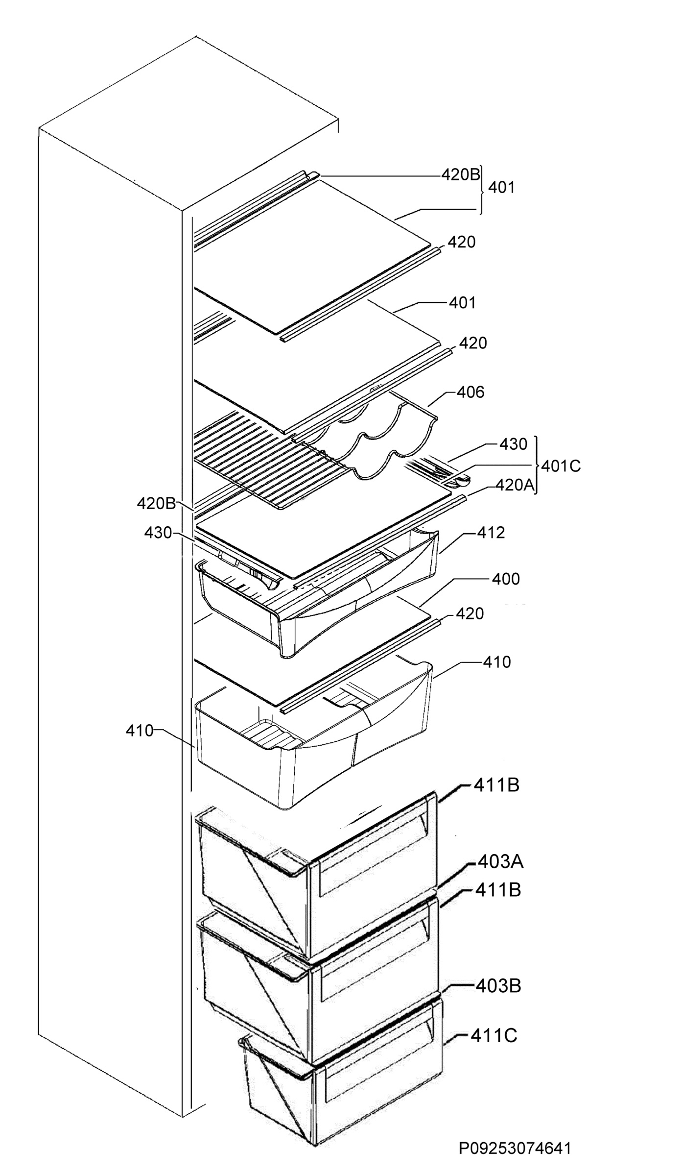 Internal parts