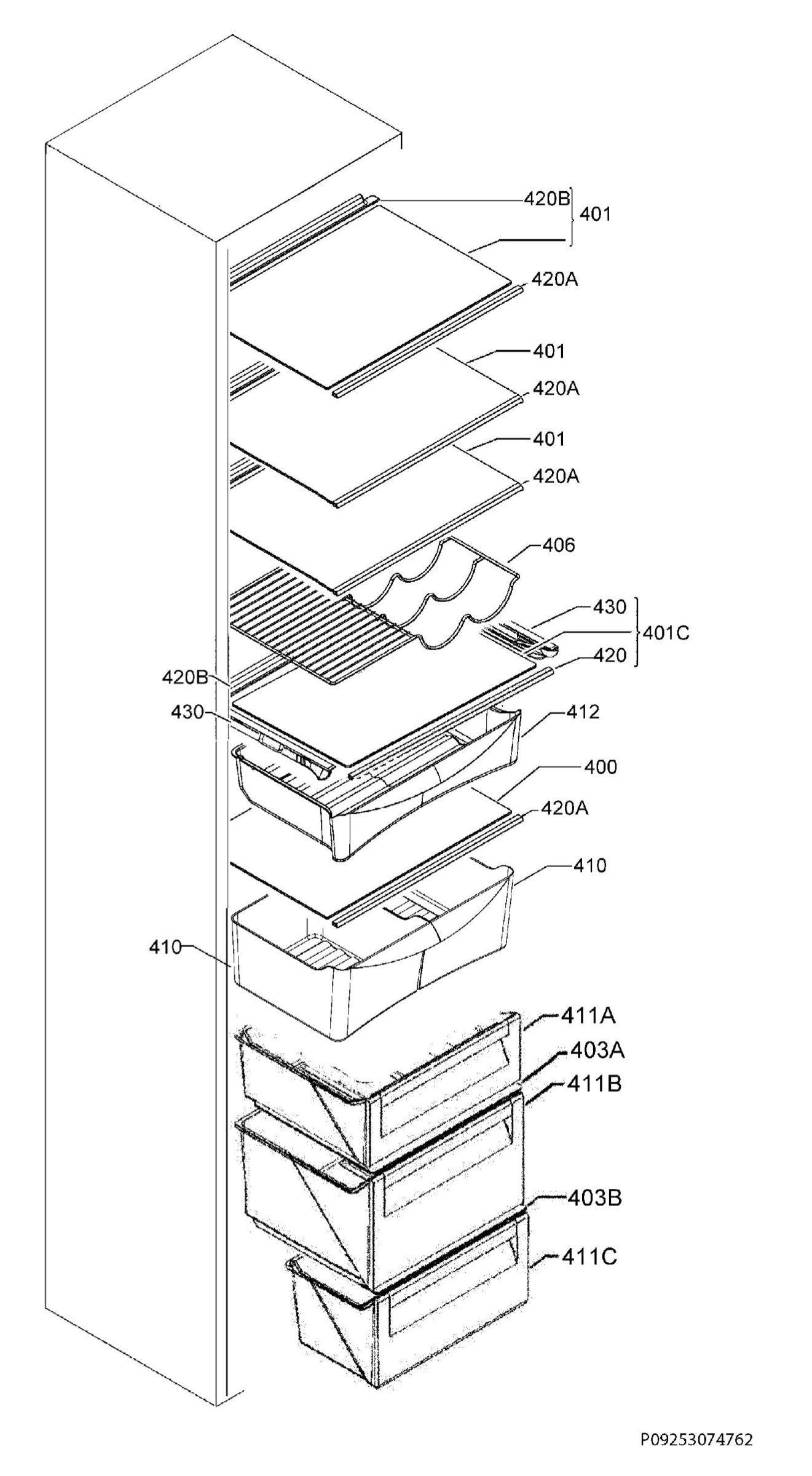 Internal parts