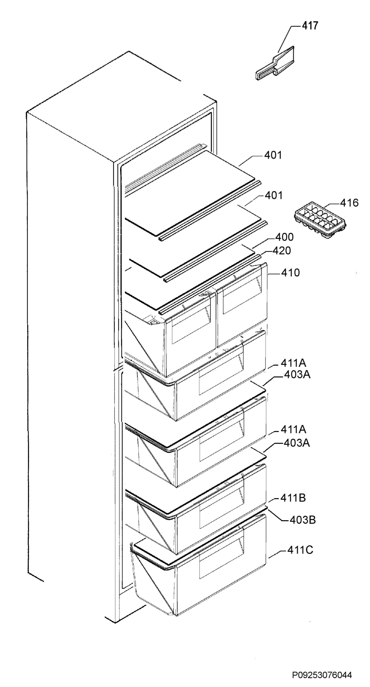 Internal parts