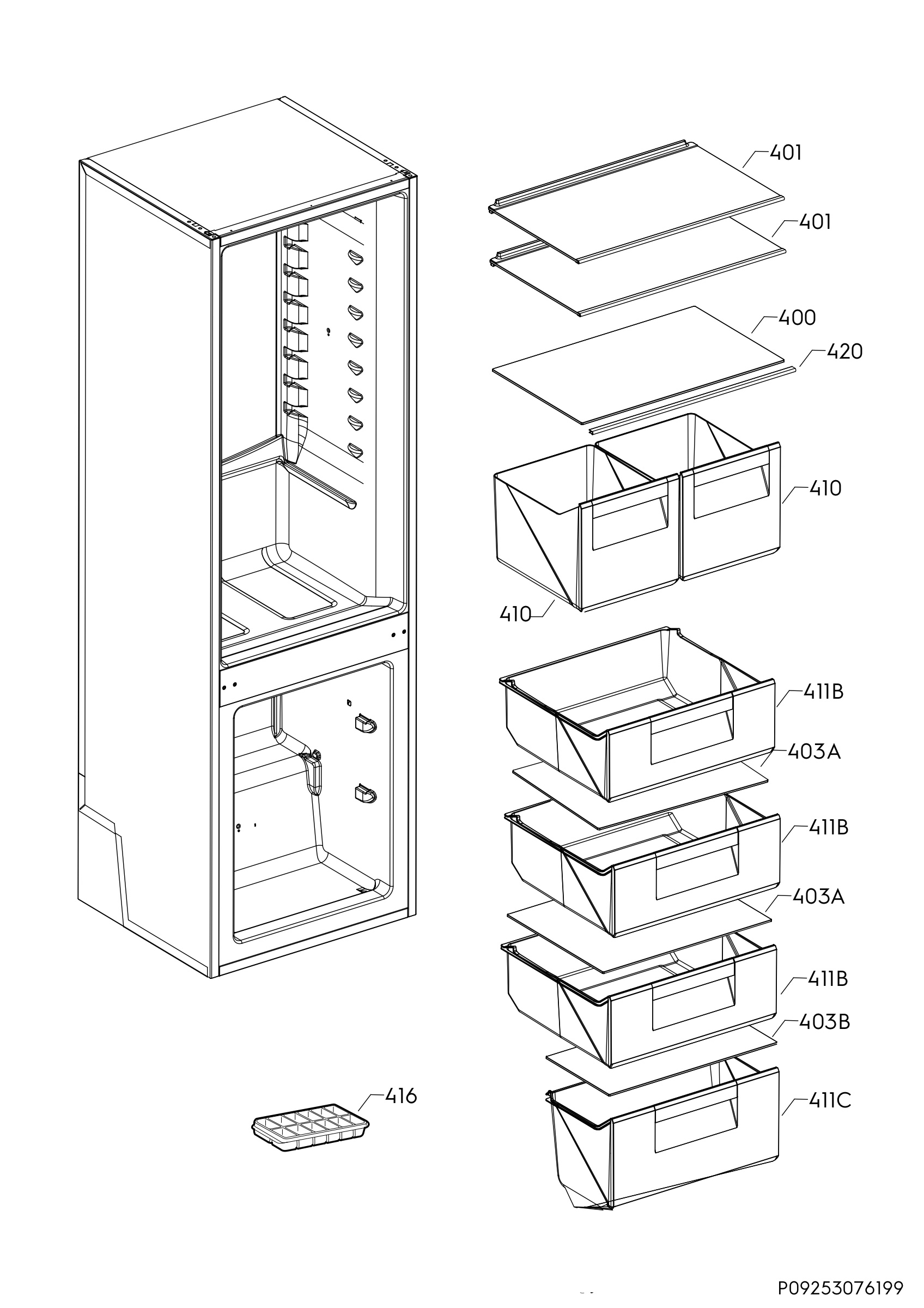 Internal parts