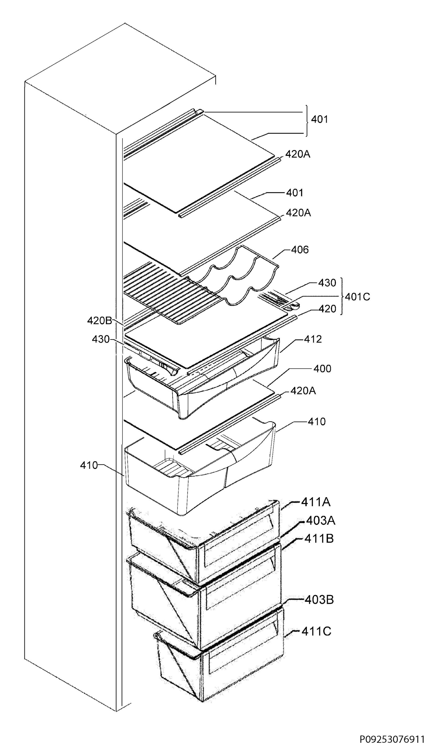 Internal parts
