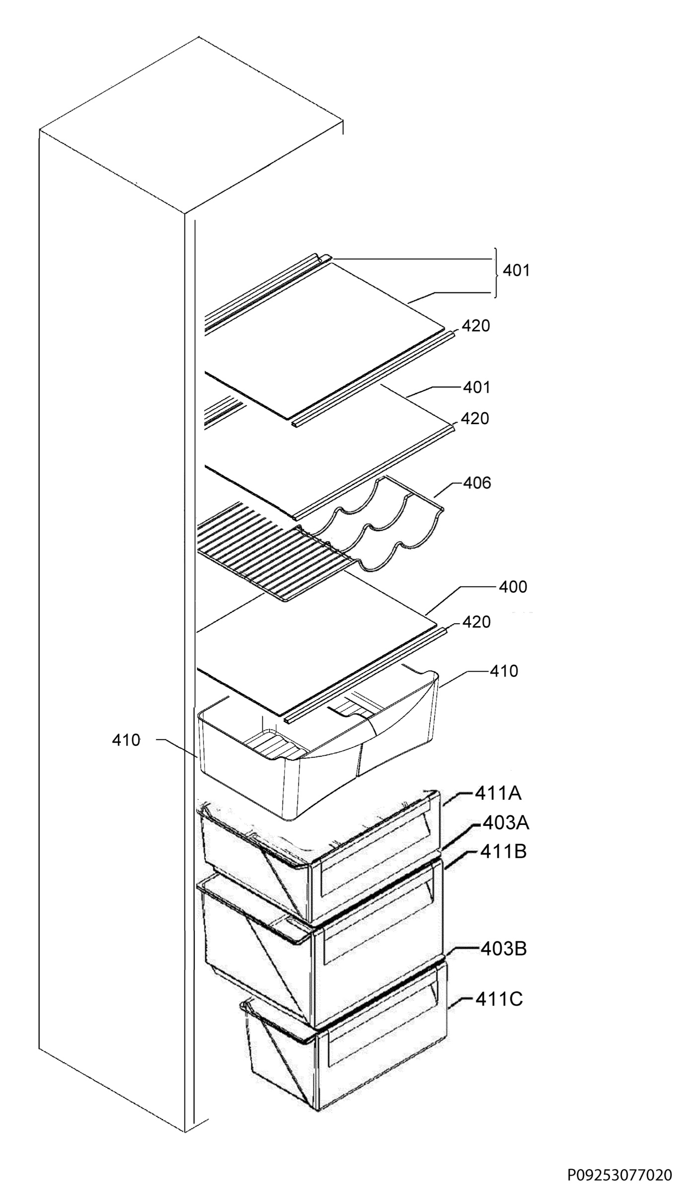 Internal parts