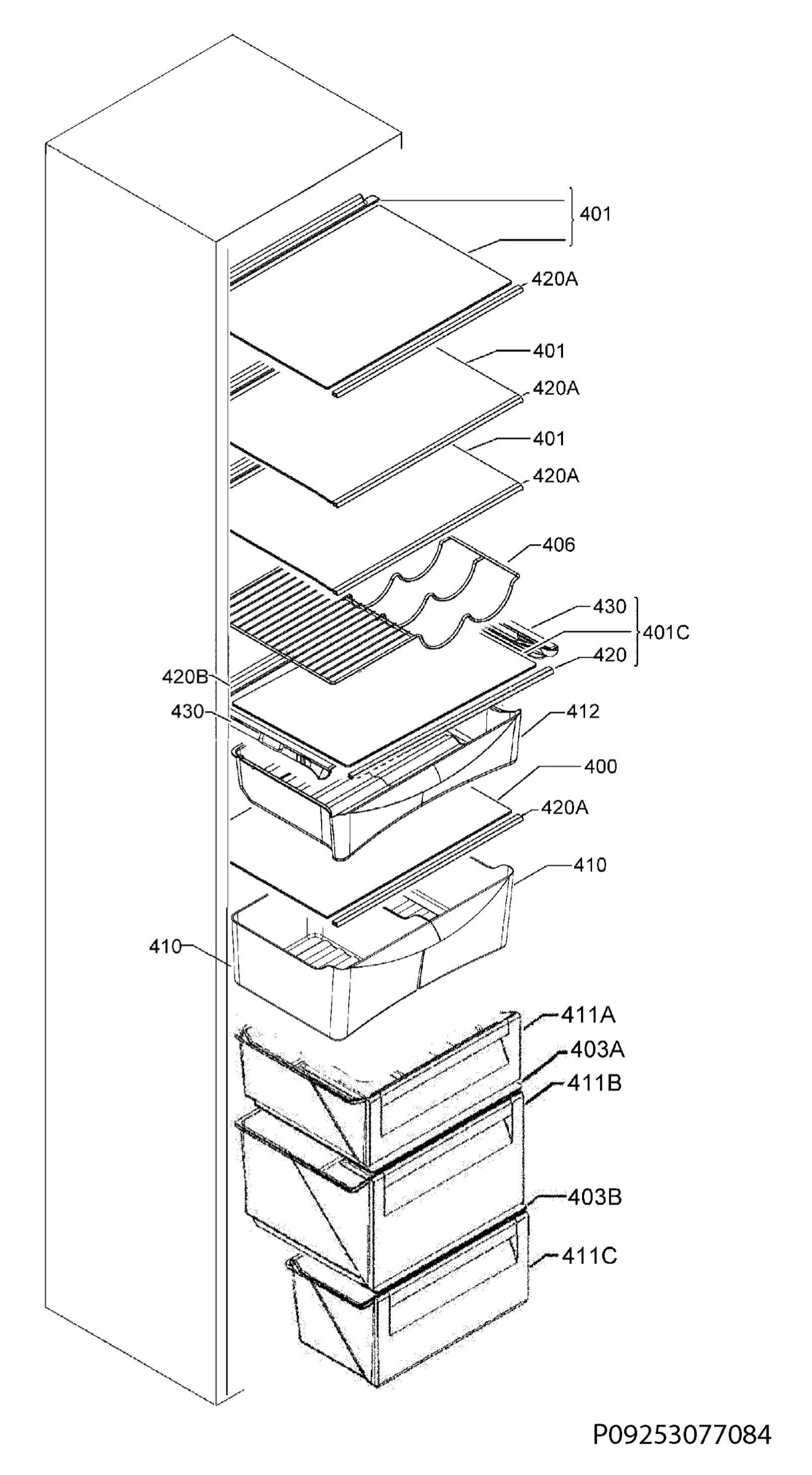 Internal parts