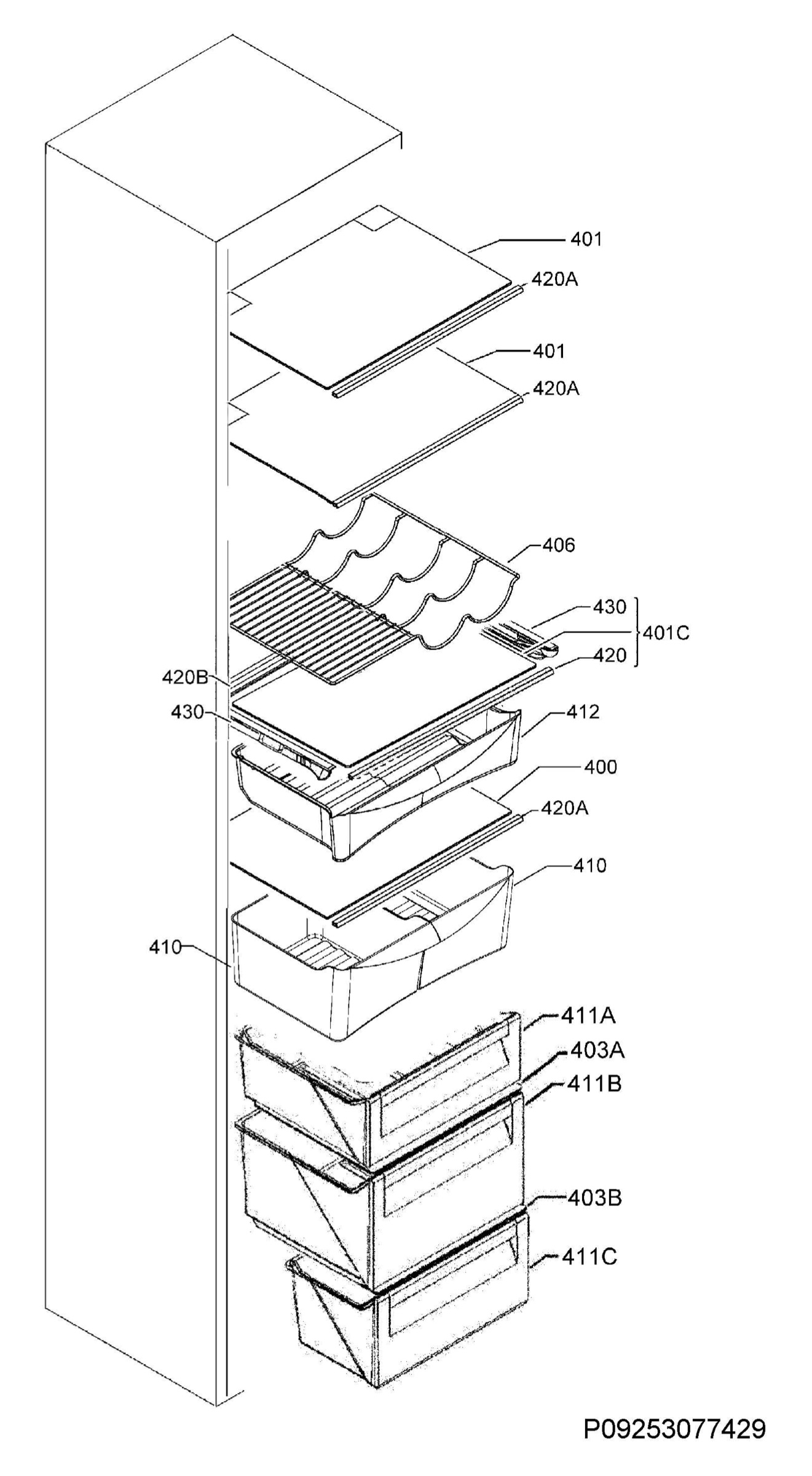 Internal parts