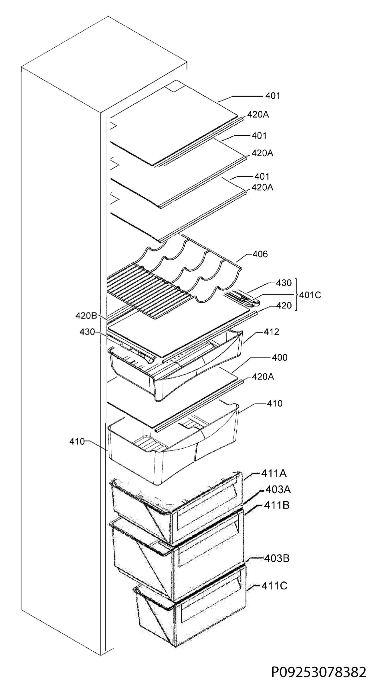 Internal parts