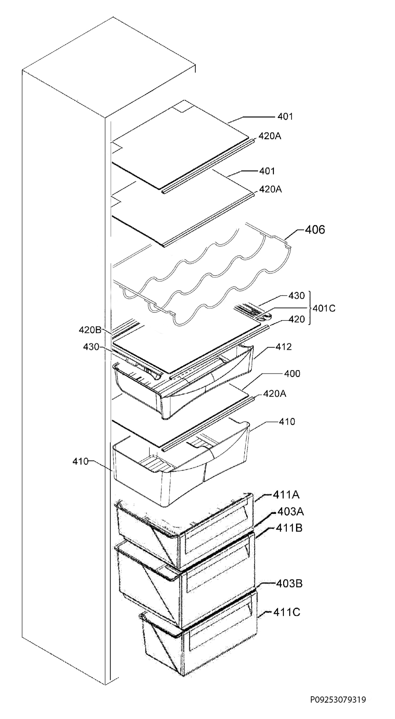 Internal parts