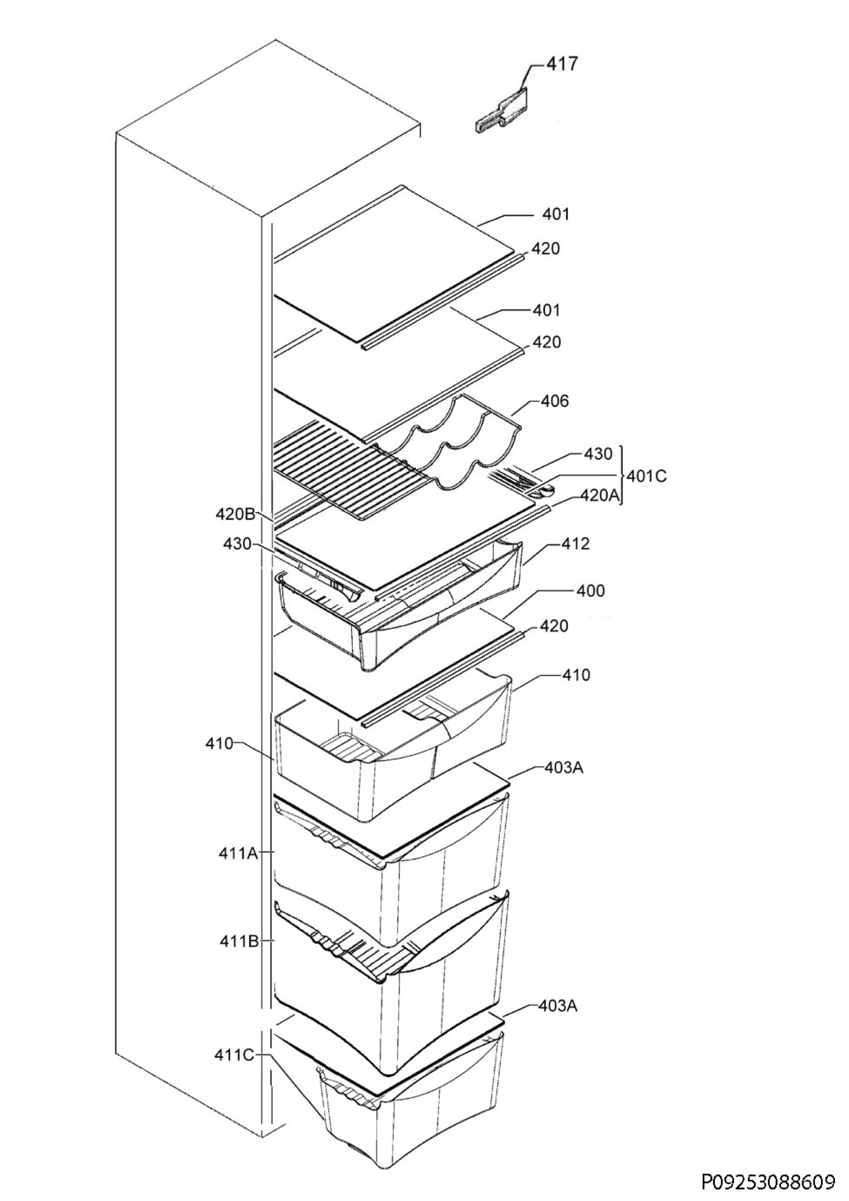 Internal parts