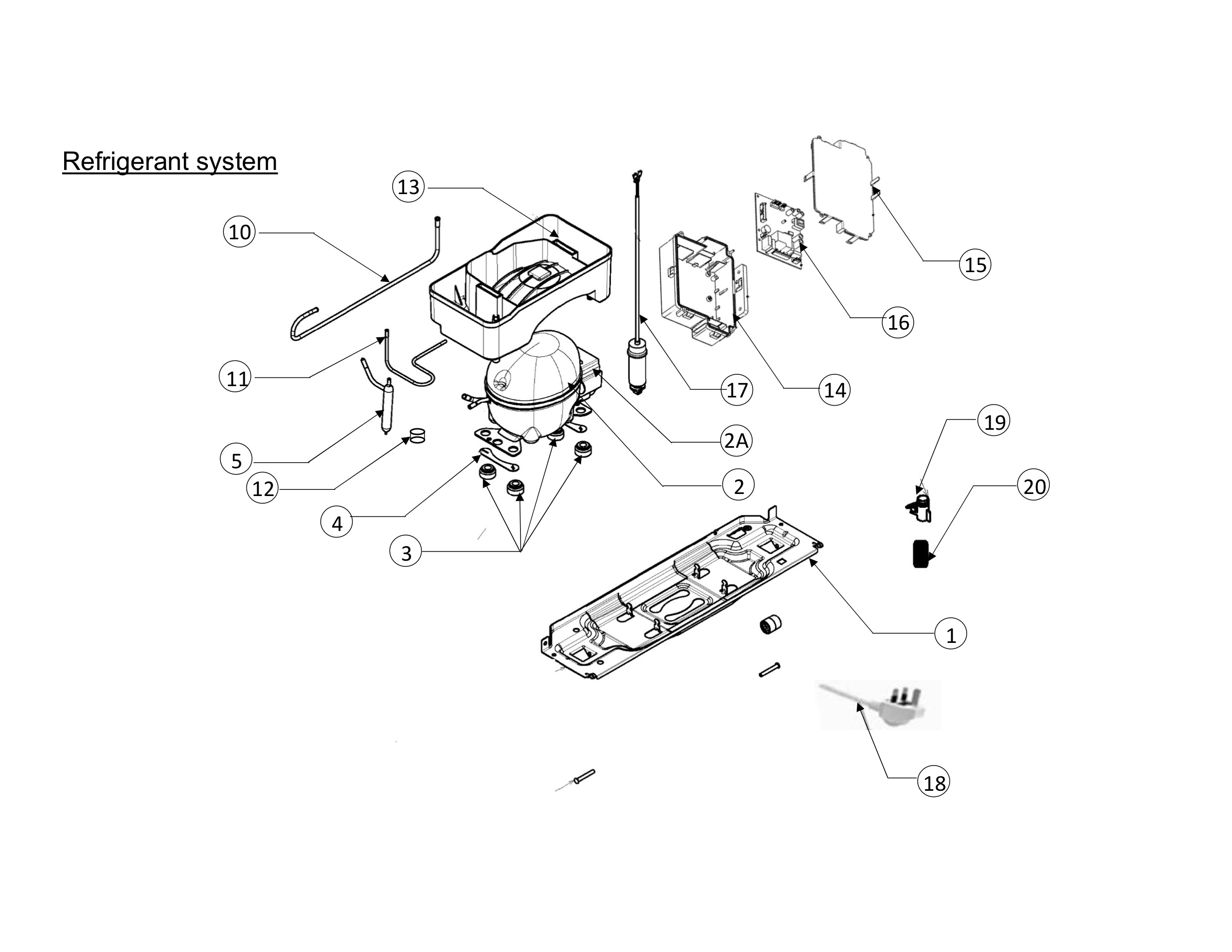 Refrigerator cooling system