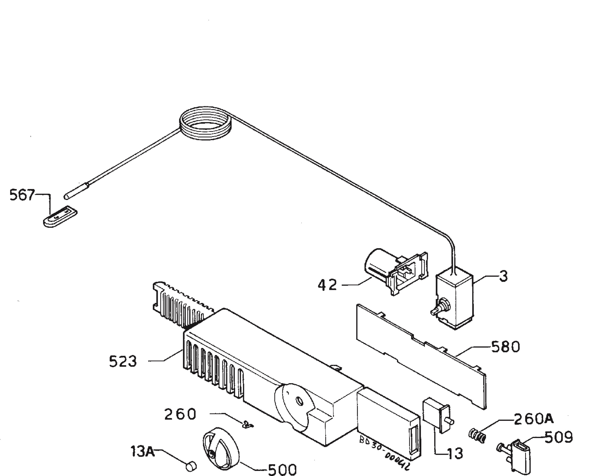 Refrigerator electrical equipment