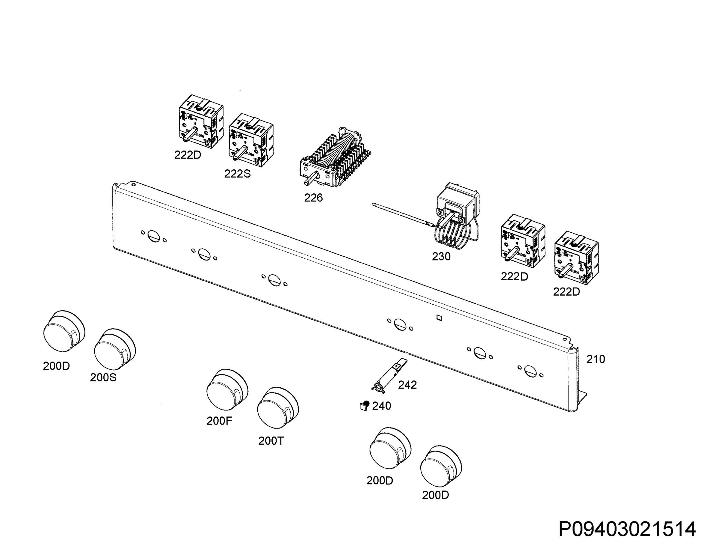 Command panel 037
