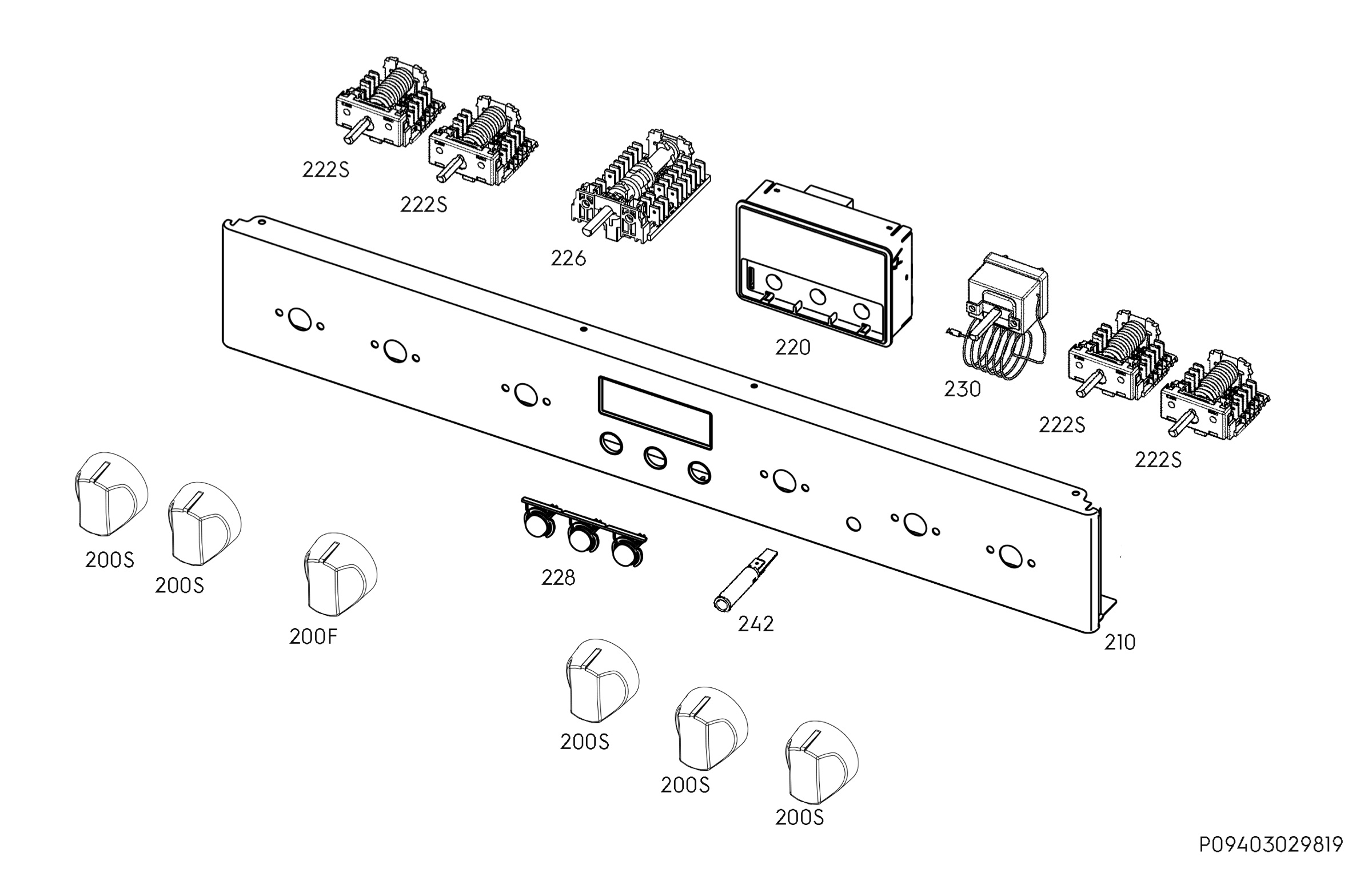 Command panel 037