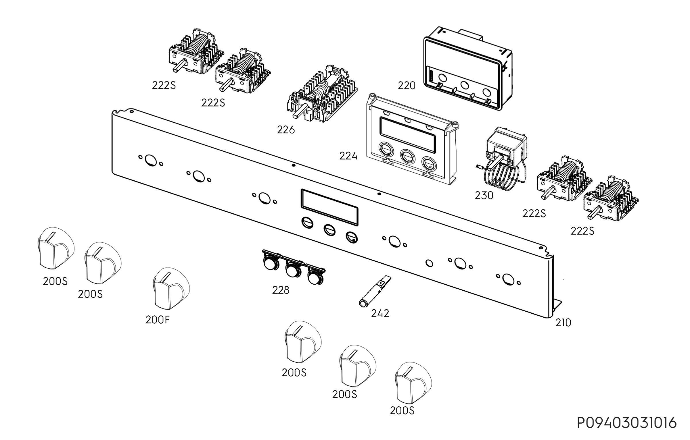 Command panel 037