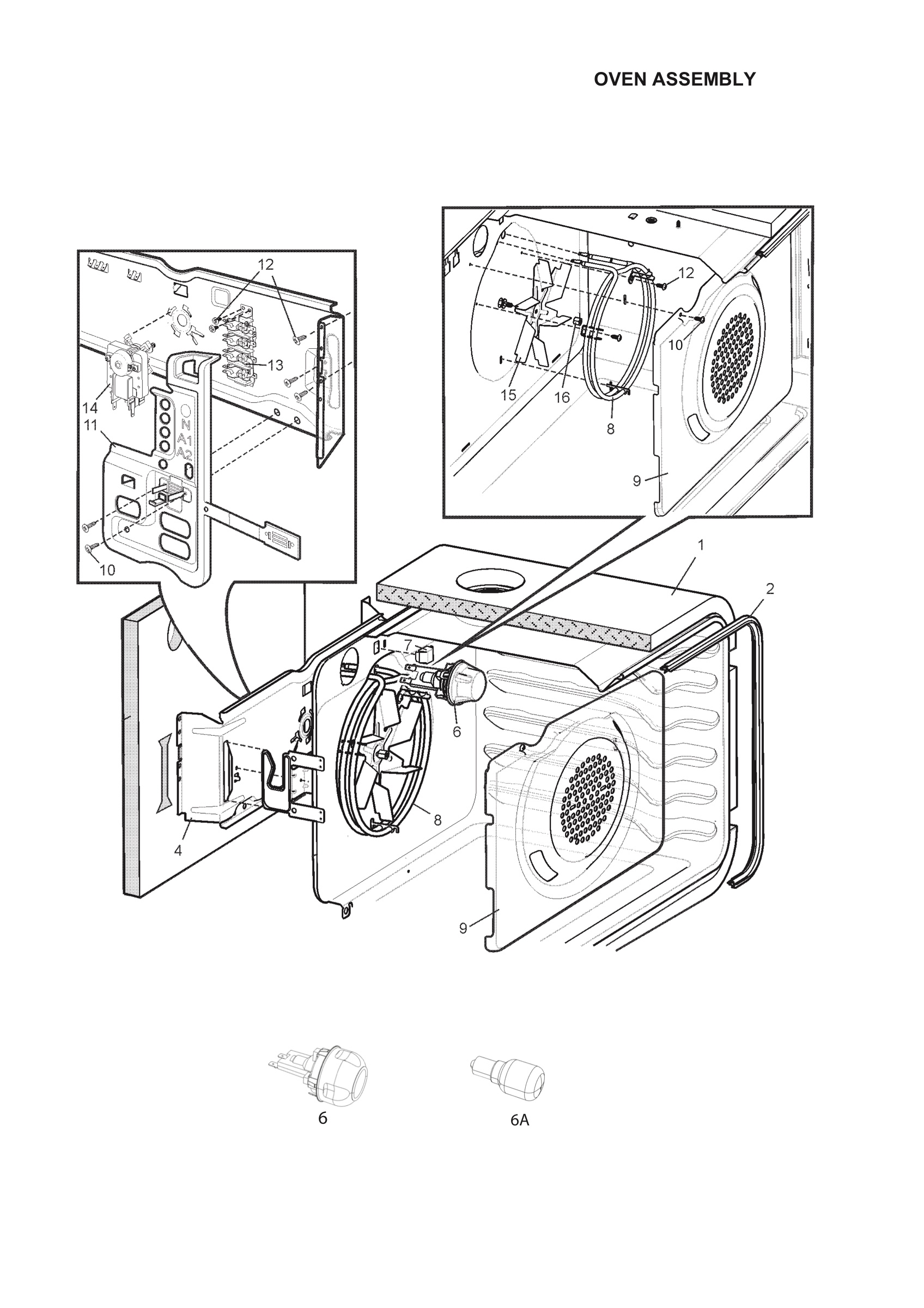 Oven body