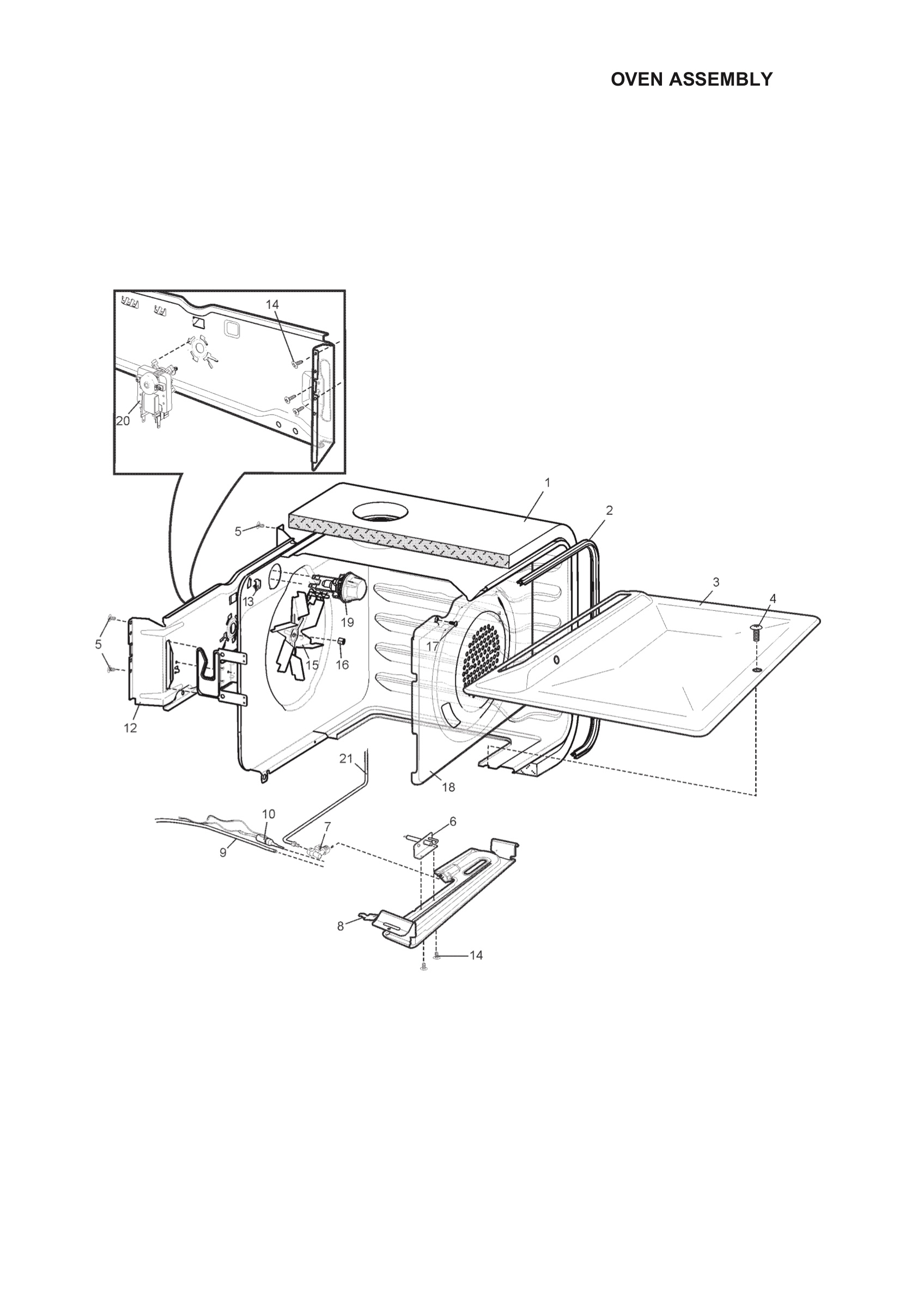 Oven body