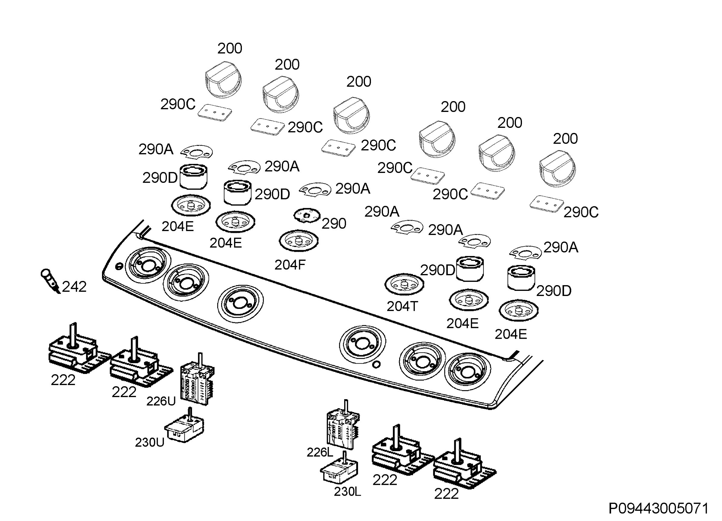 Command panel 037