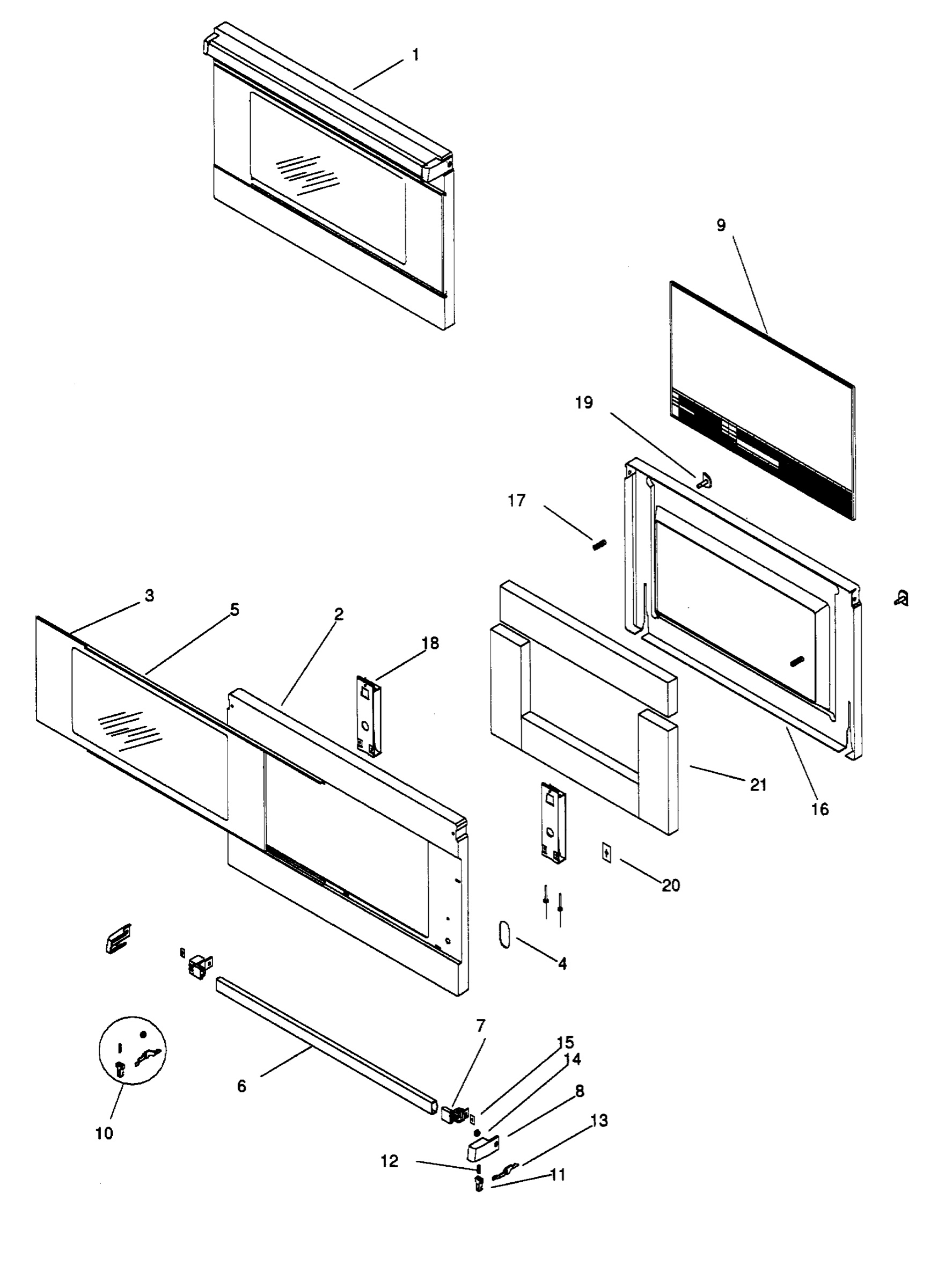 H10 Main Oven Door (large)