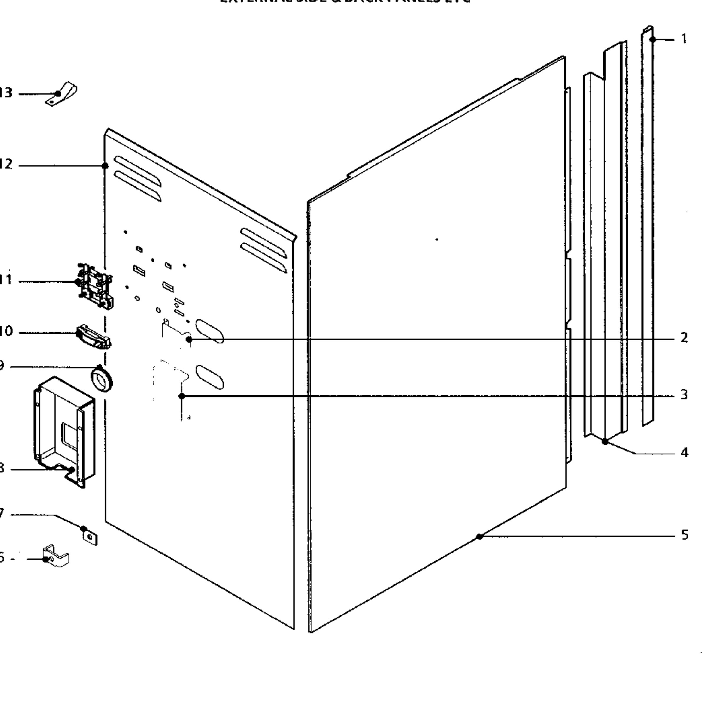 H10 Side/Back Panel