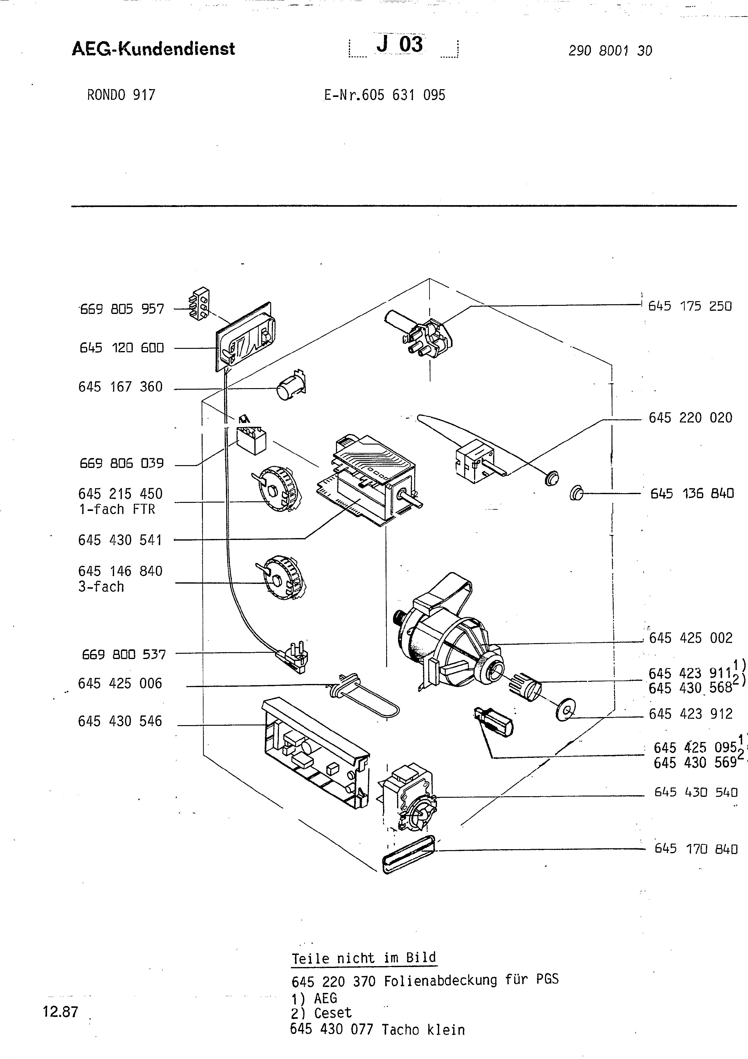 Electrical equipment 268