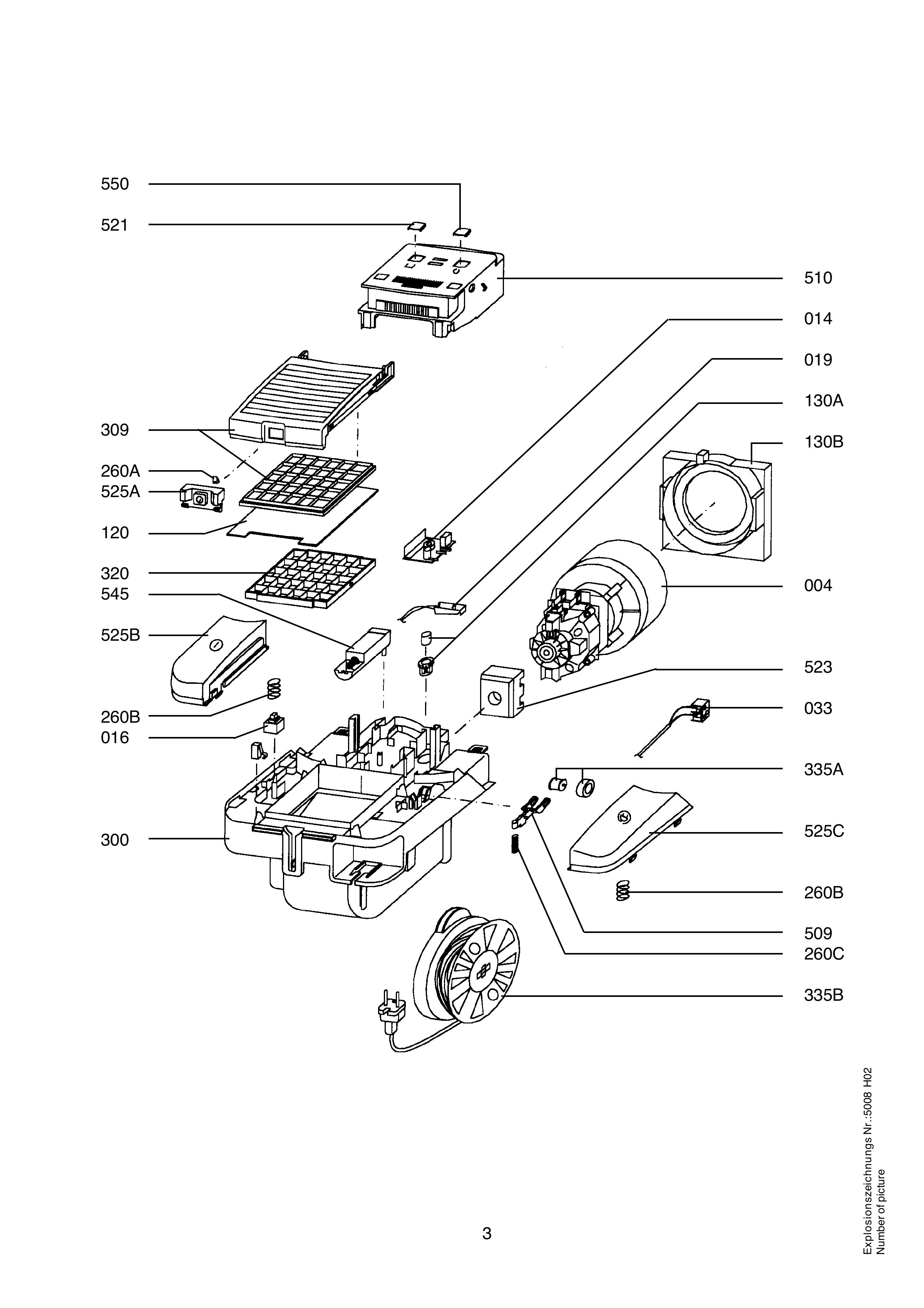 Internal parts