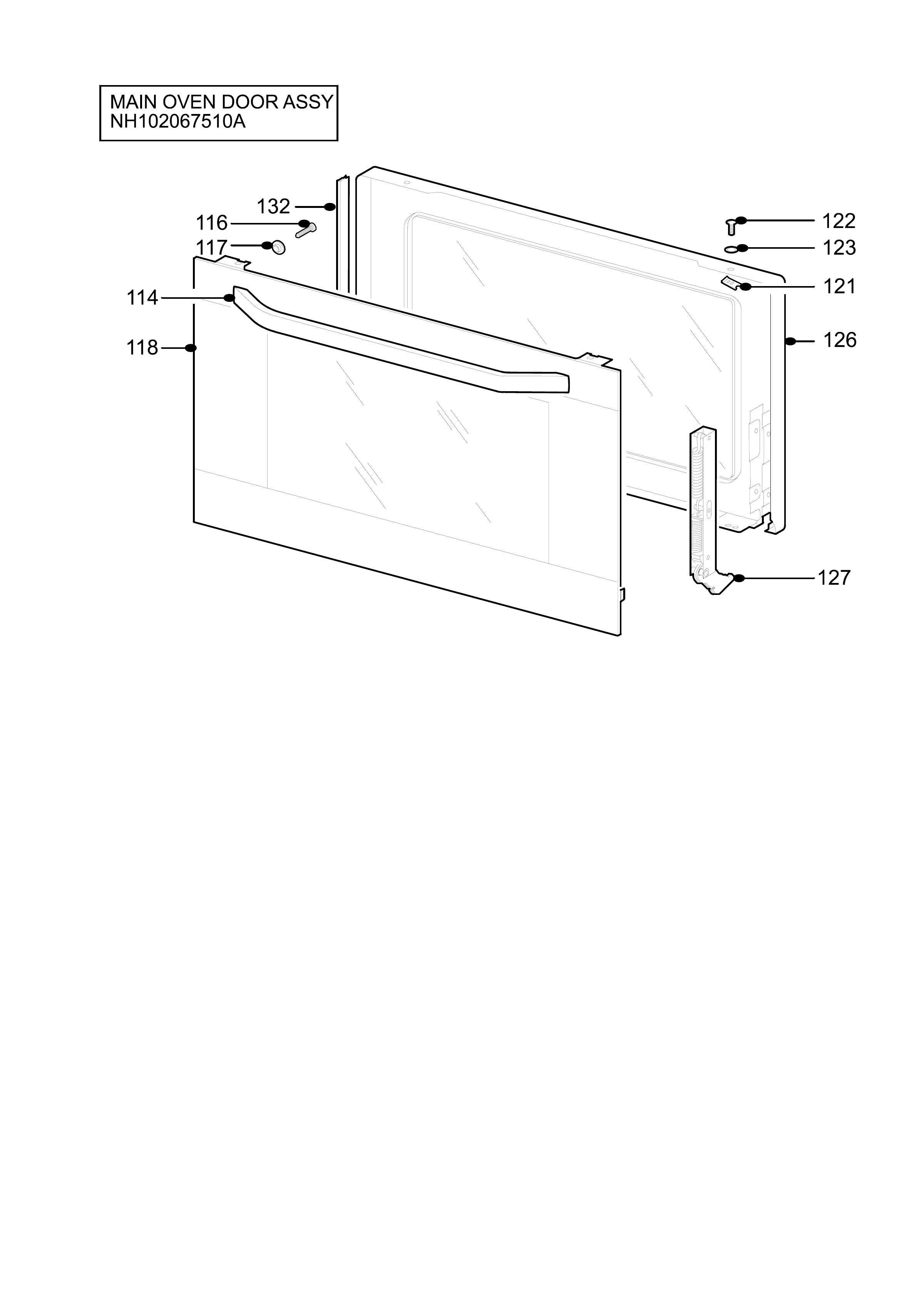 H10 Main Oven Door (large)