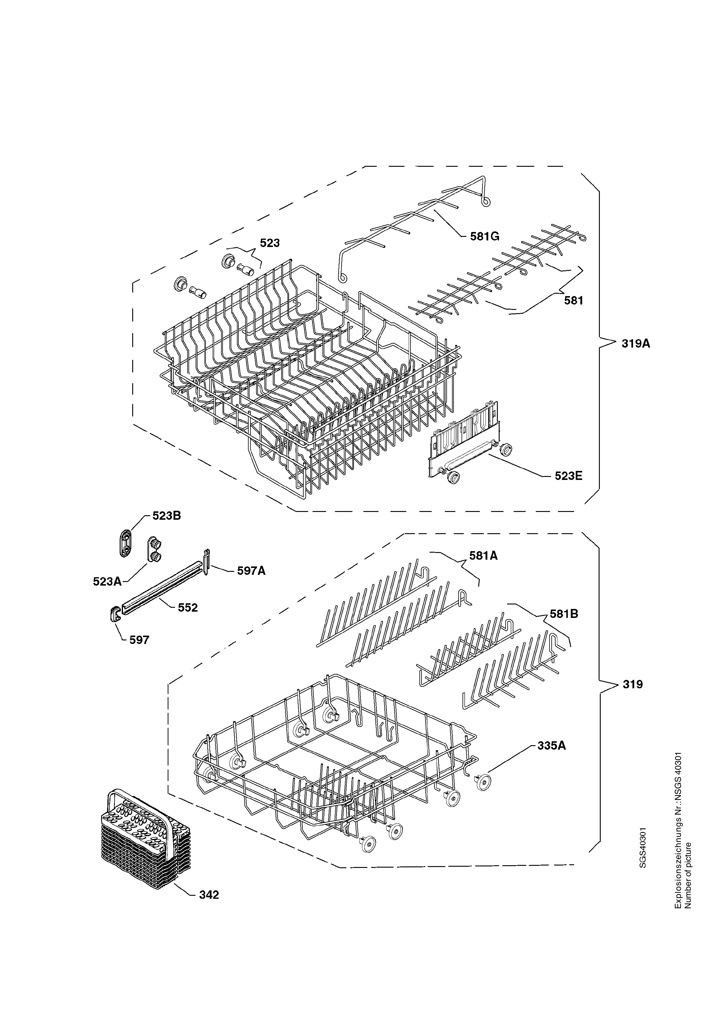 Baskets, tubes 061