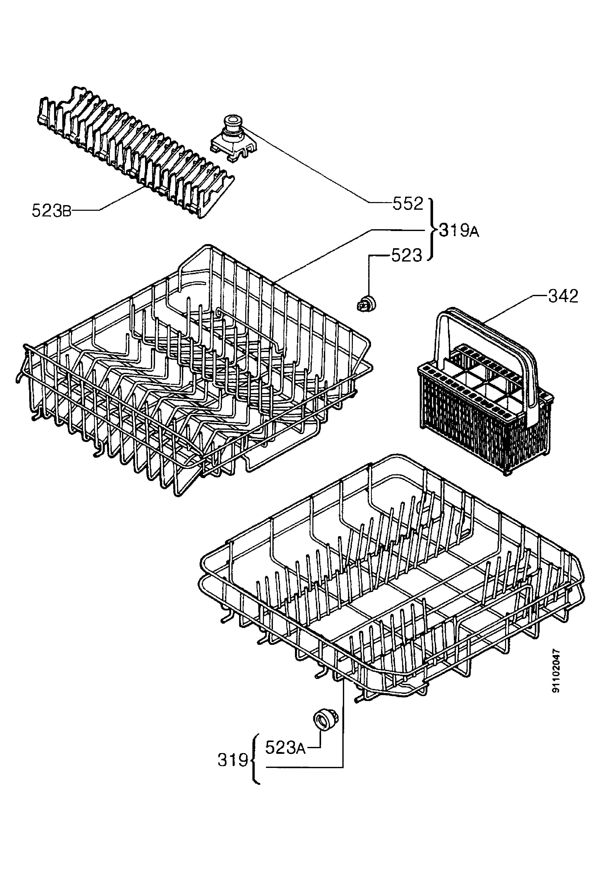 Baskets, tubes 061